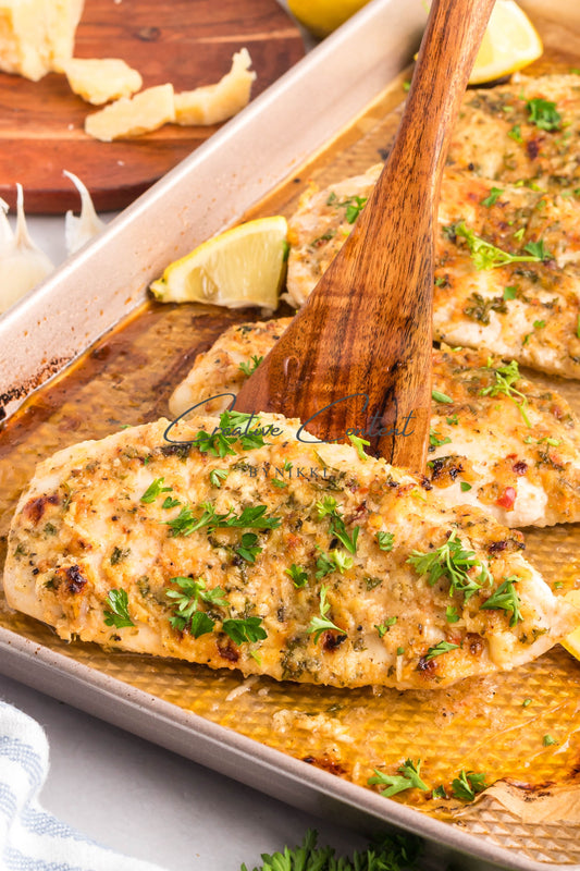 Baked Garlic Parmesan Chicken  -  Exclusive