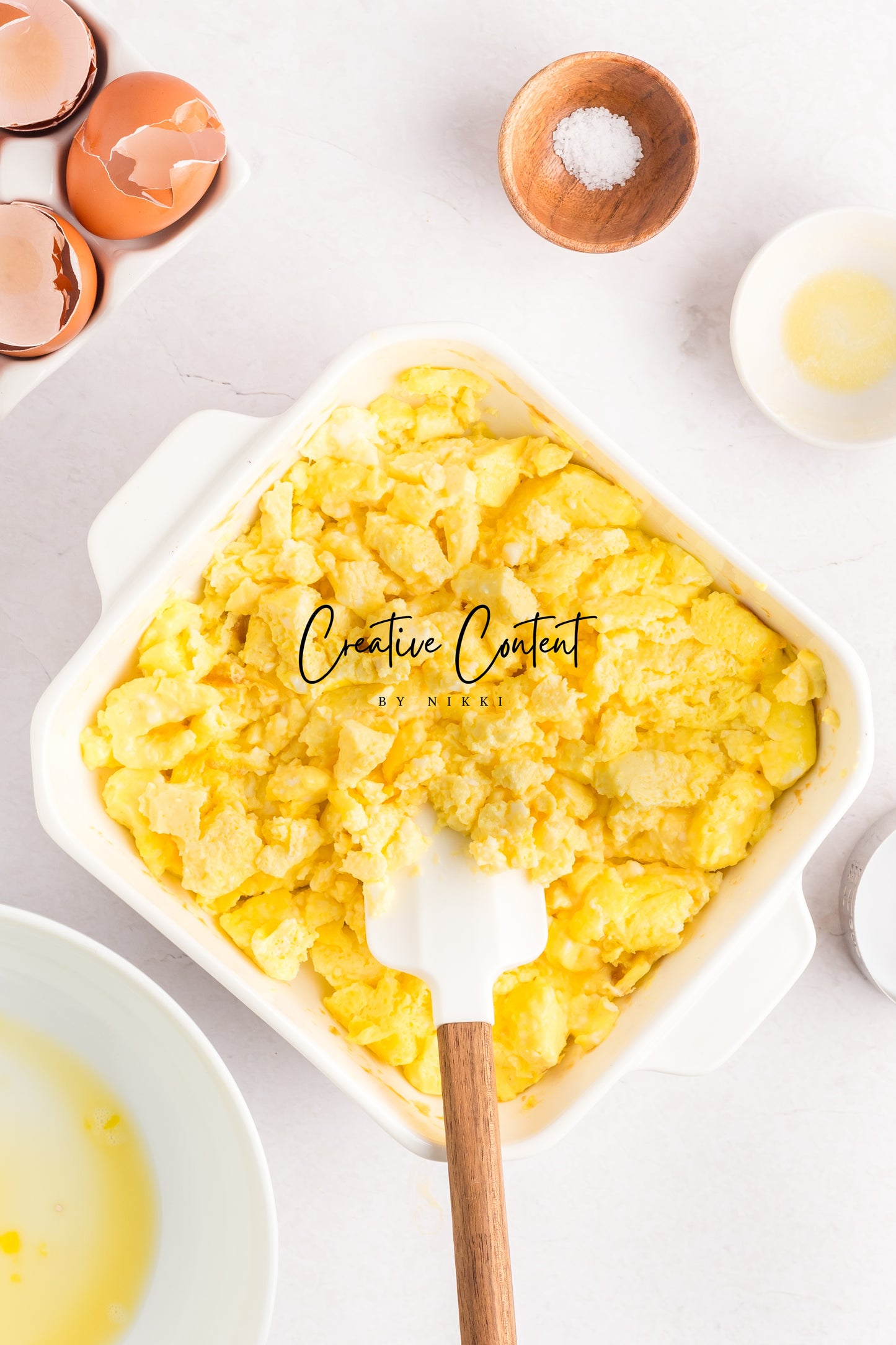 Fluffy Baked Scrambled Eggs - Set 1 of 2