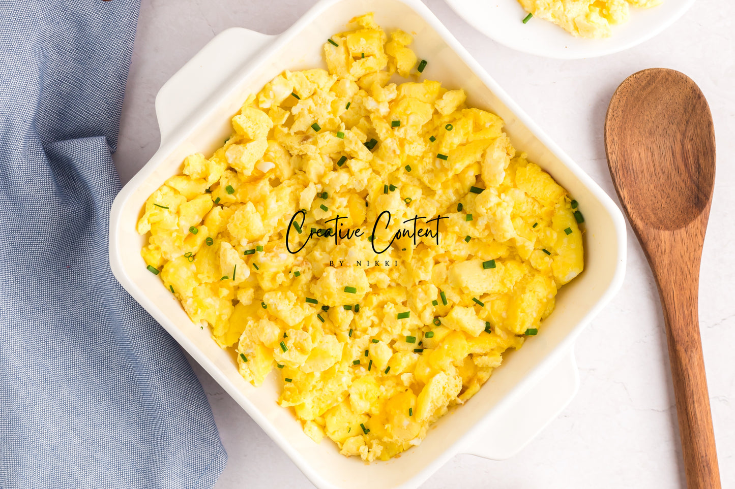 Fluffy Baked Scrambled Eggs - Set 1 of 2
