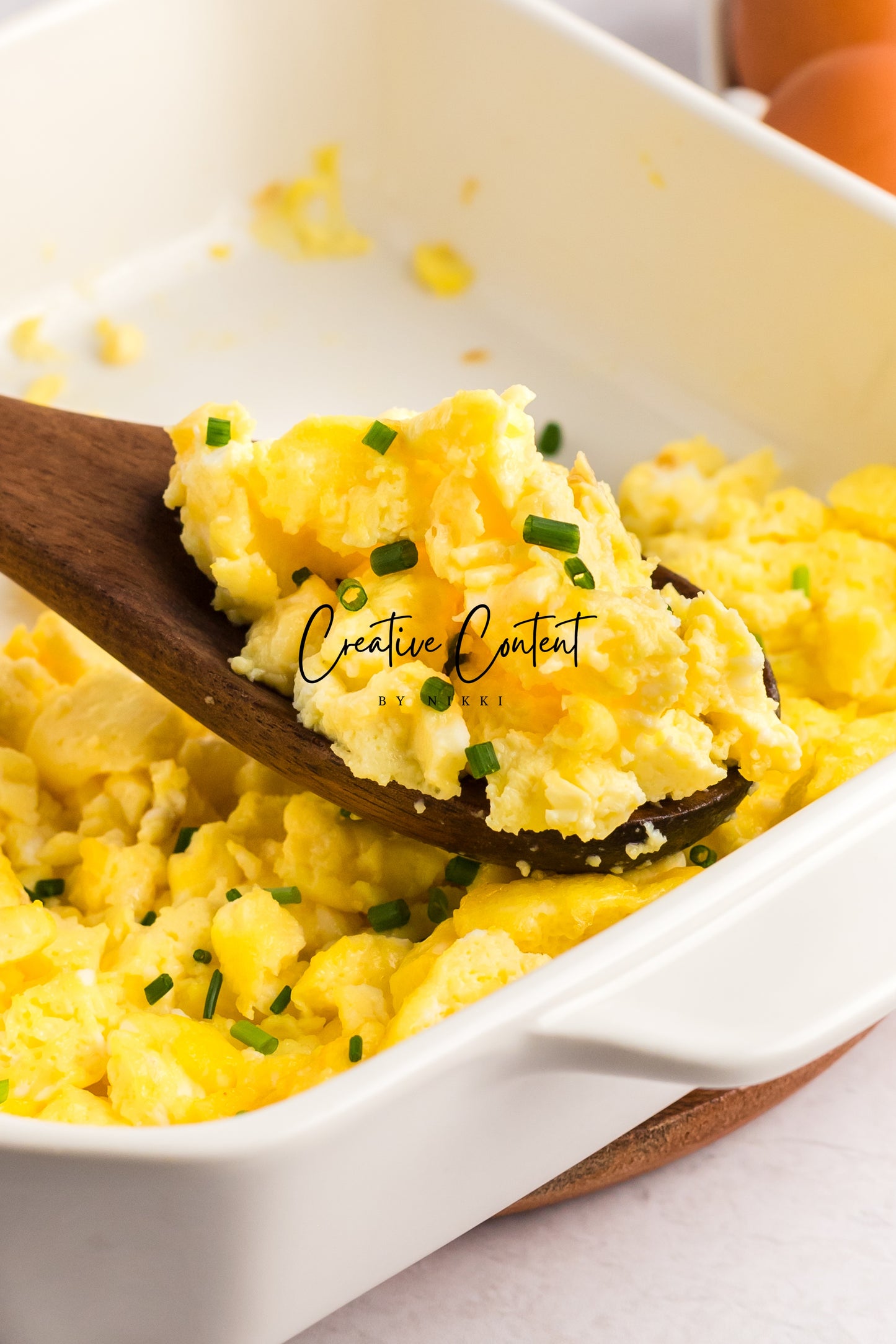 Fluffy Baked Scrambled Eggs - Set 1 of 2