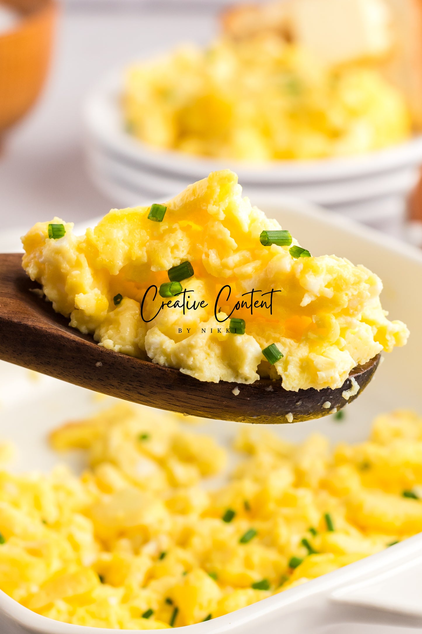 Fluffy Baked Scrambled Eggs - Set 1 of 2
