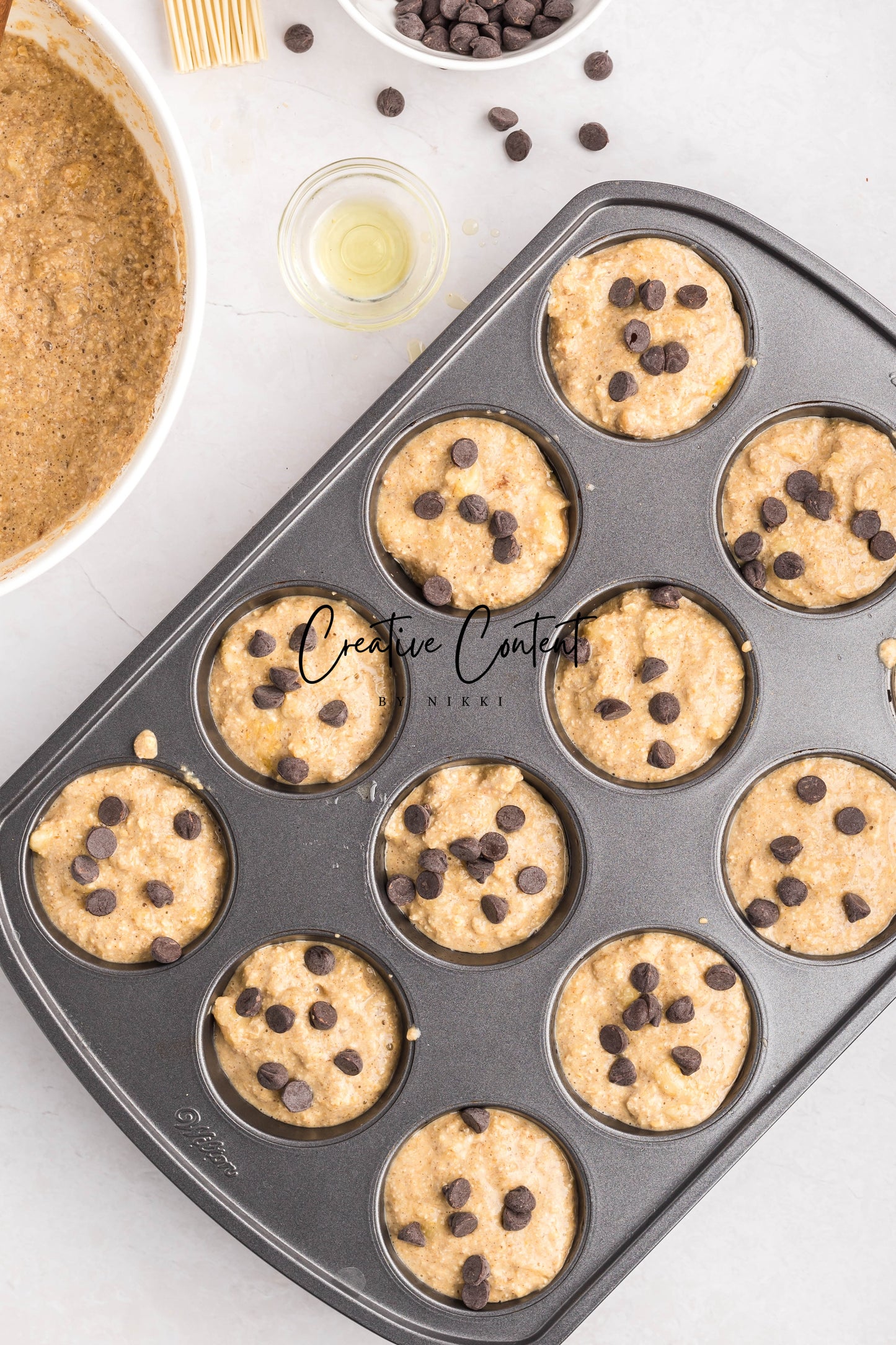 Banana Oatmeal Muffins - Set 1 of 2