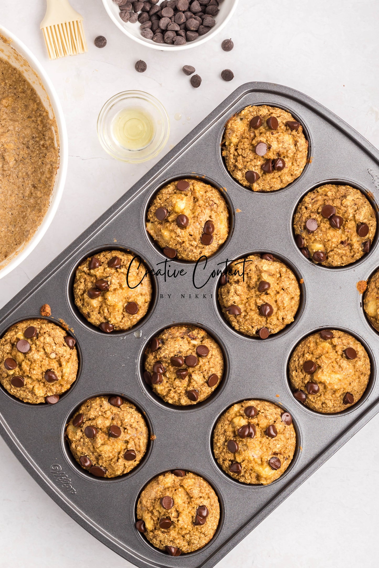 Banana Oatmeal Muffins - Set 1 of 2
