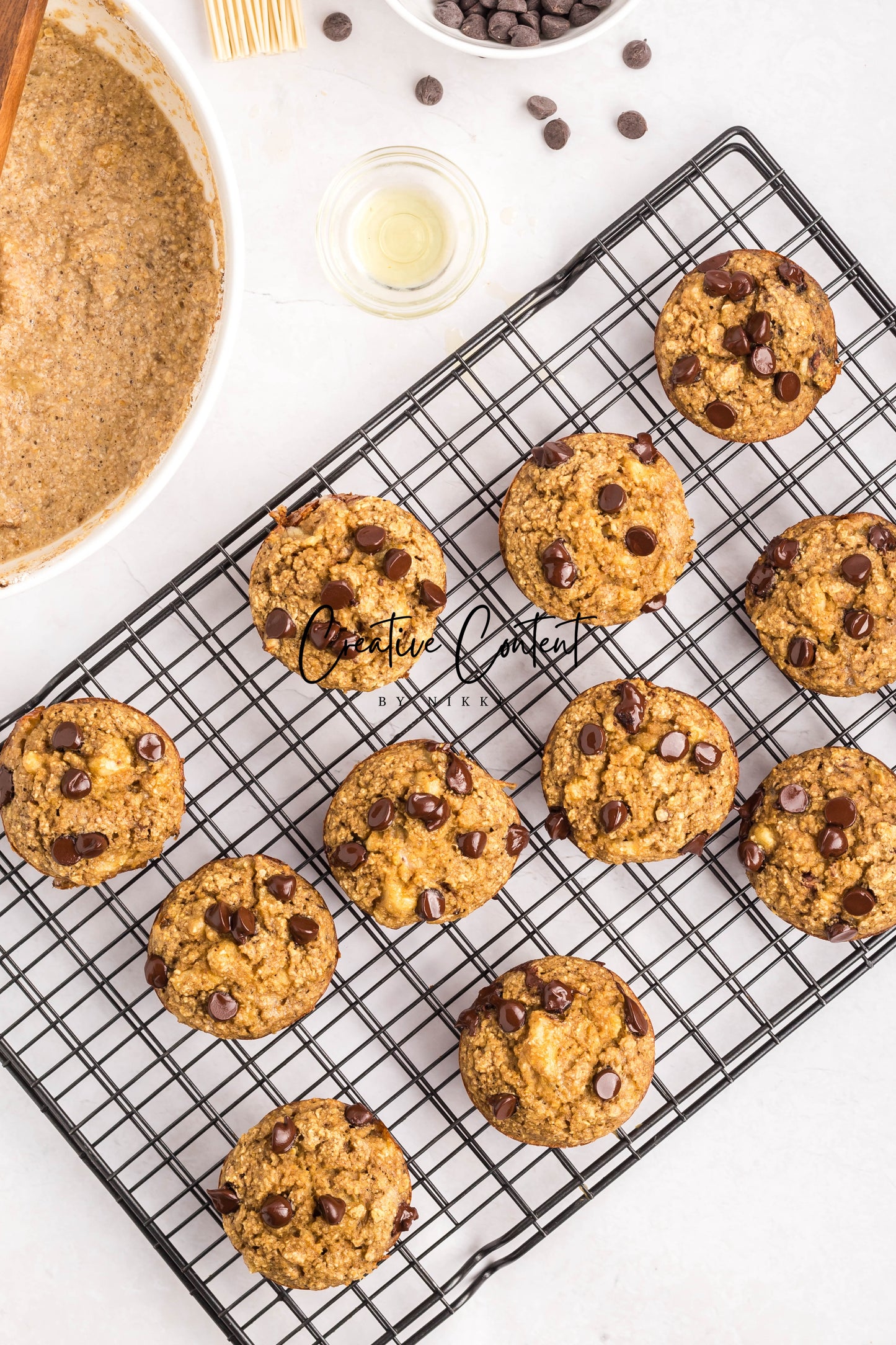 Banana Oatmeal Muffins - Set 1 of 2