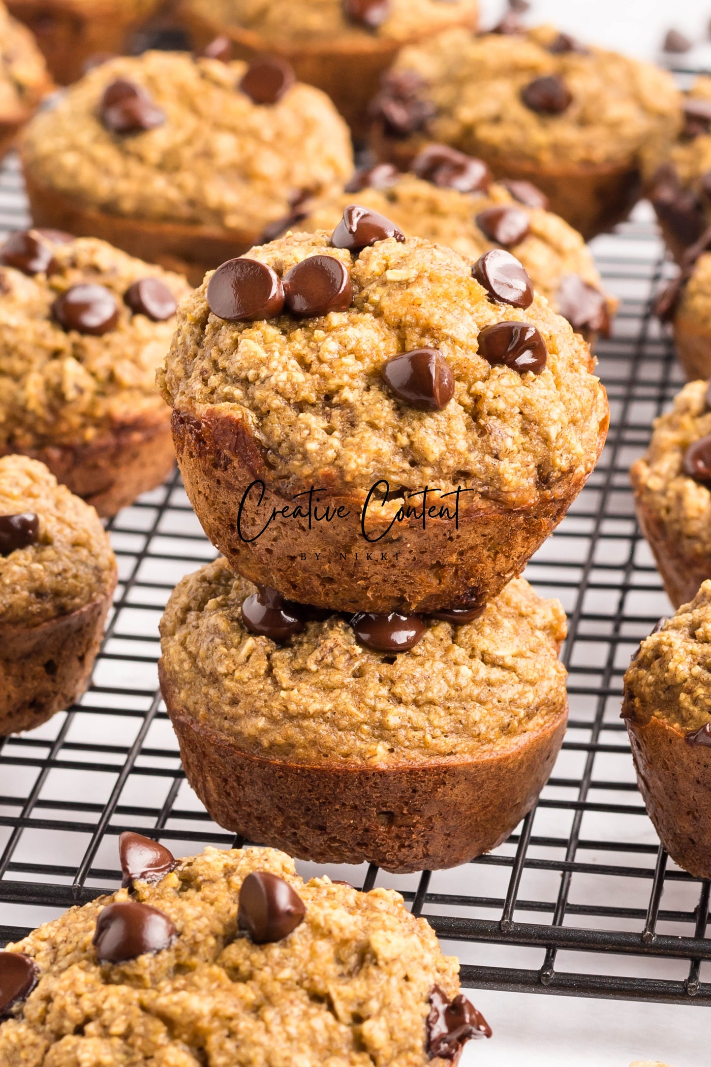 Banana Oatmeal Muffins - Set 1 of 2
