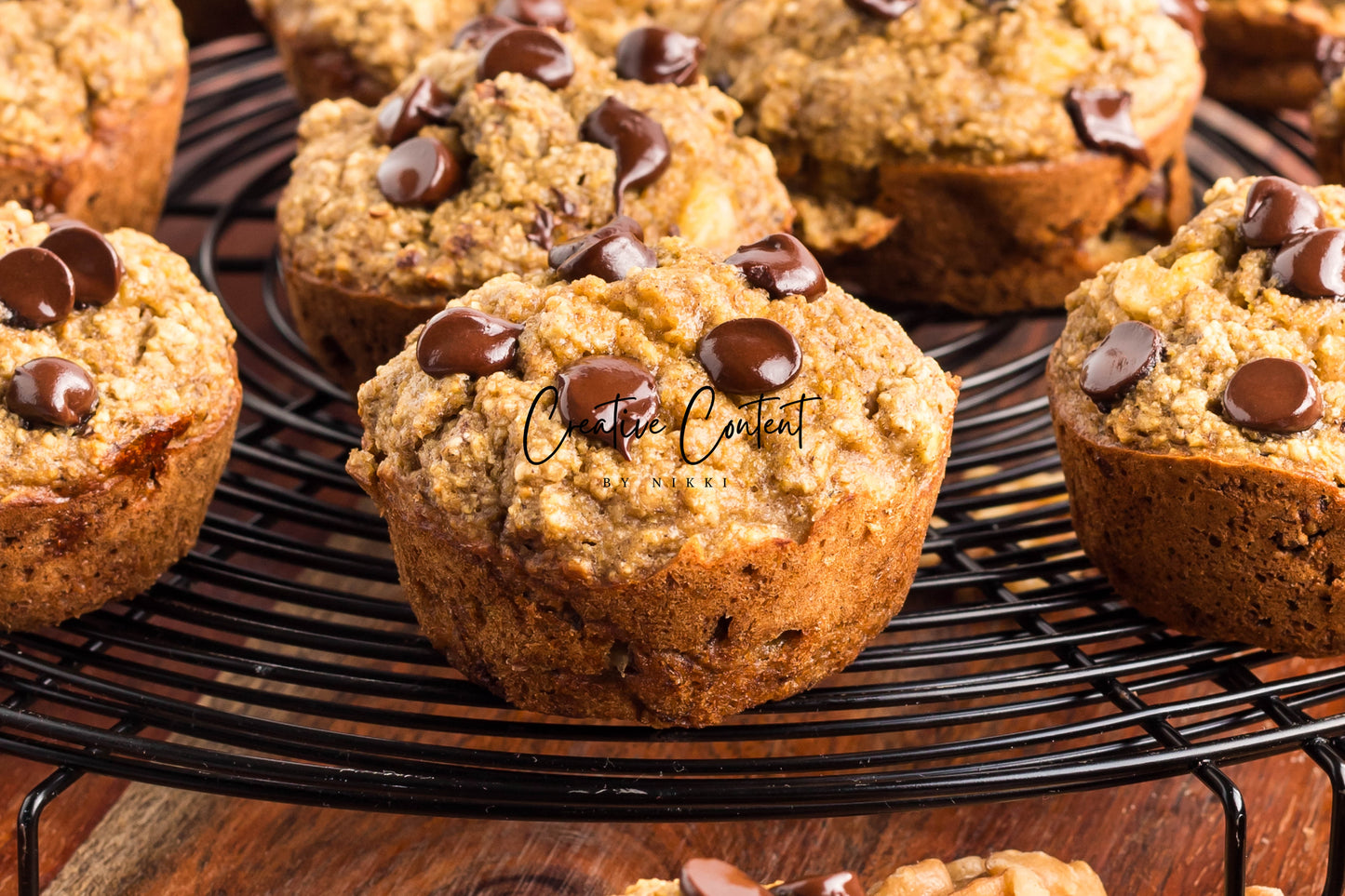 Banana Oatmeal Muffins - Set 2 of 2