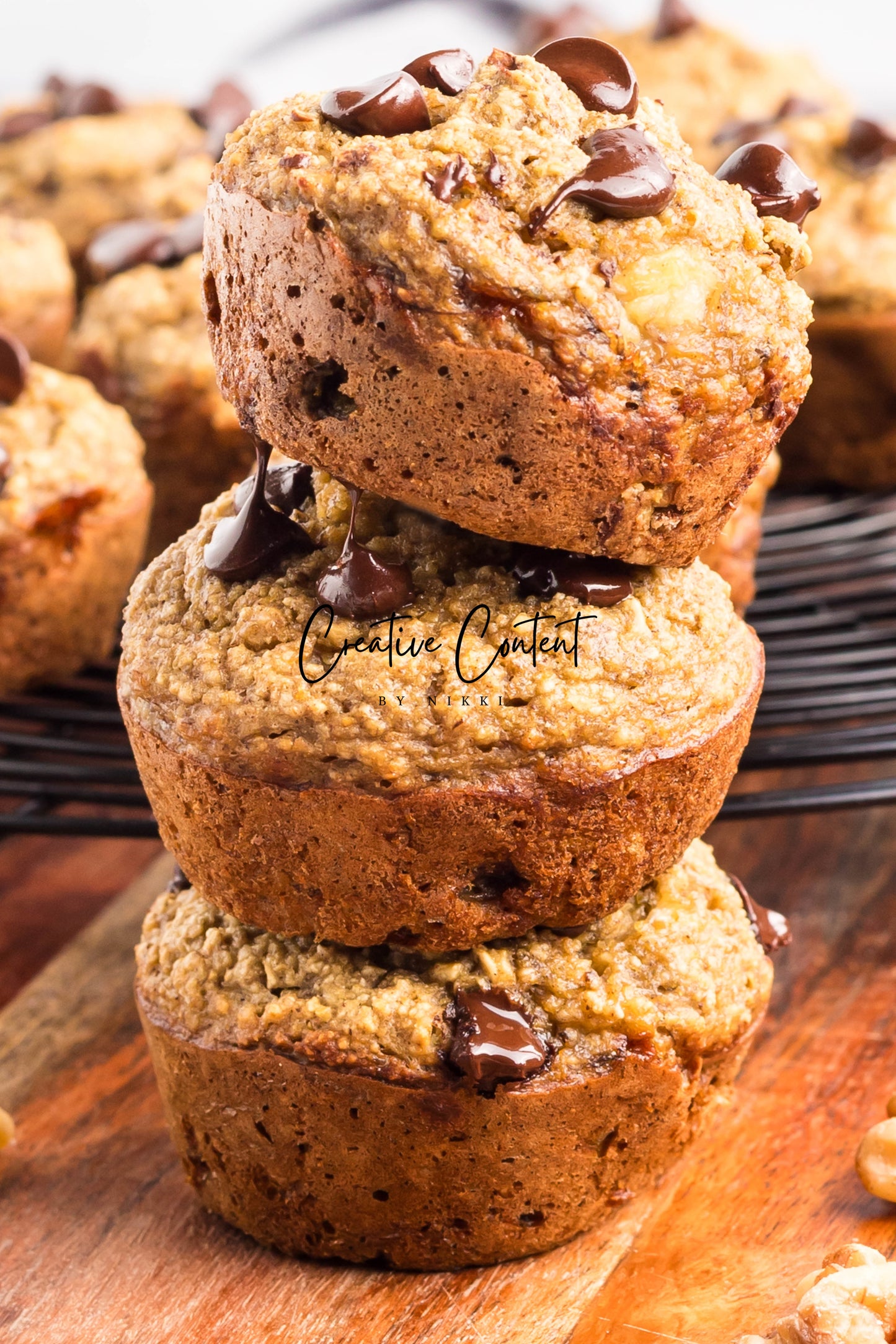 Banana Oatmeal Muffins - Set 2 of 2