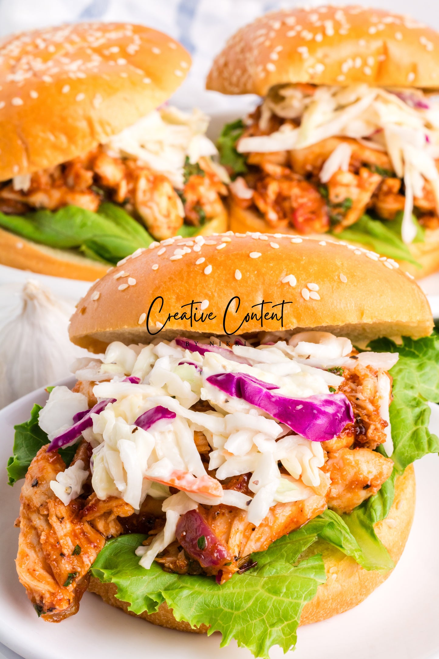 Barbecue Chicken Sandwiches + Homemade Coleslaw - Exclusive
