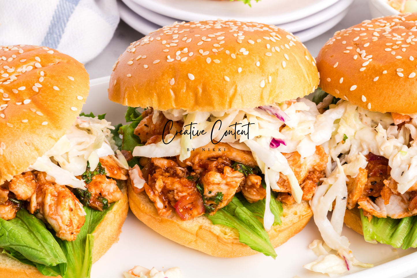 Barbecue Chicken Sandwiches + Homemade Coleslaw - Exclusive