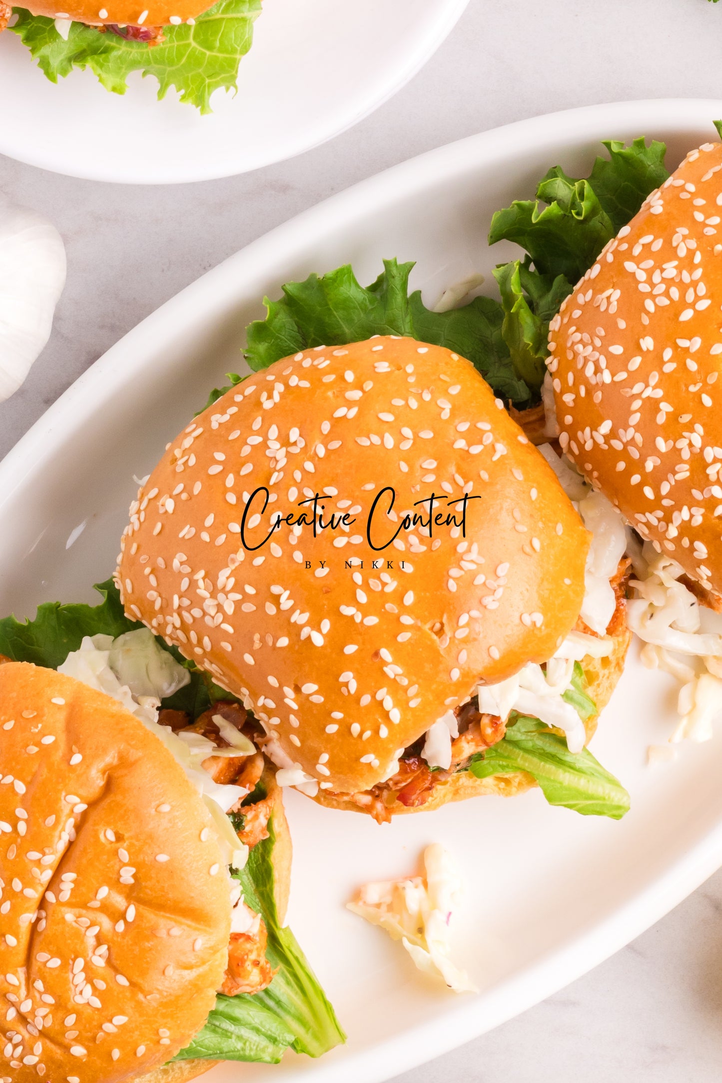 Barbecue Chicken Sandwiches + Homemade Coleslaw - Exclusive