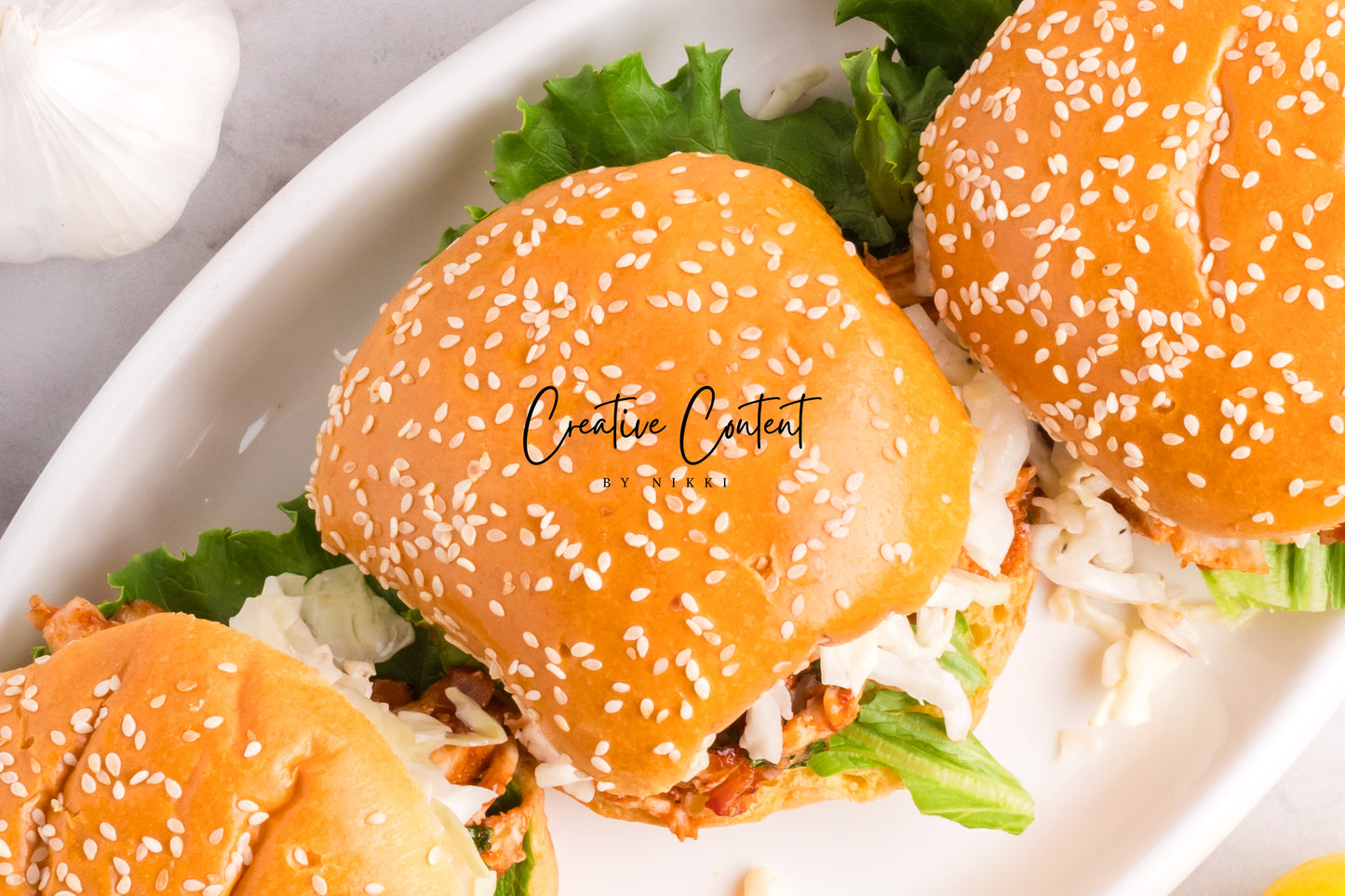 Barbecue Chicken Sandwiches + Homemade Coleslaw - Exclusive