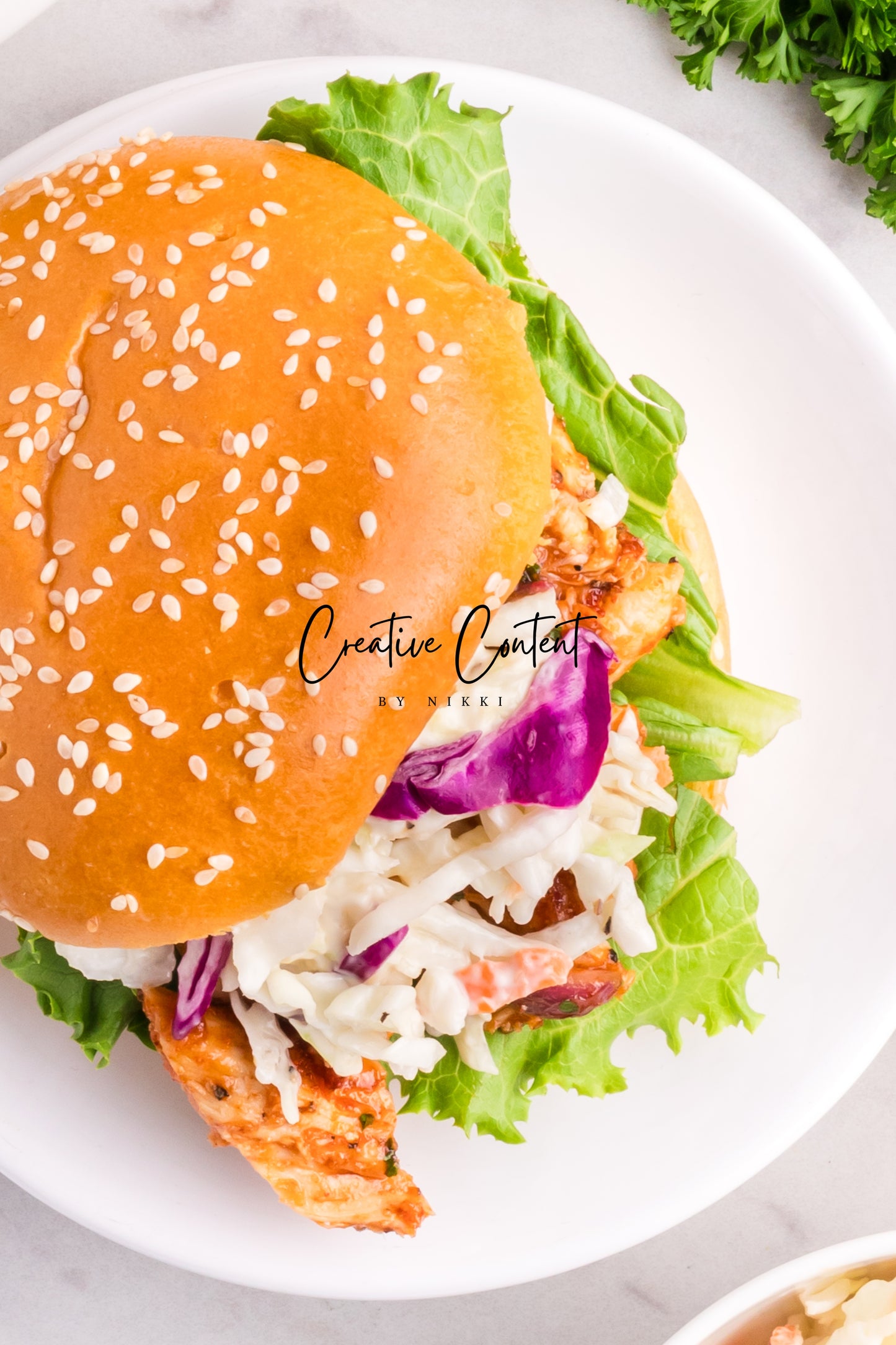 Barbecue Chicken Sandwiches + Homemade Coleslaw - Exclusive