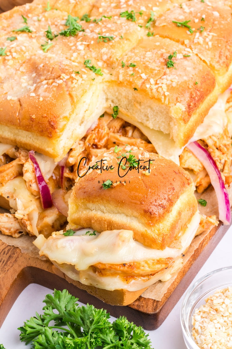 Barbecue Chicken Sliders - 1 of 2