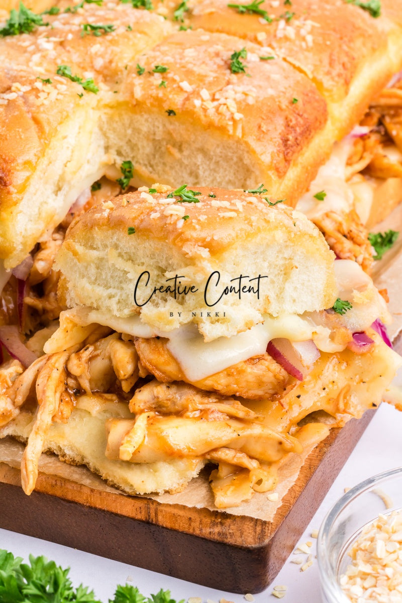 Barbecue Chicken Sliders - 1 of 2