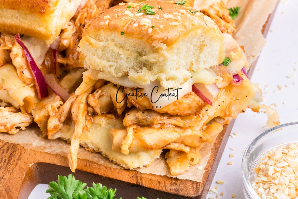 Barbecue Chicken Sliders - 1 of 2