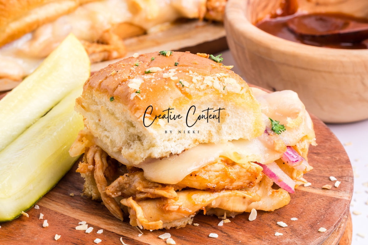 Barbecue Chicken Sliders - 1 of 2