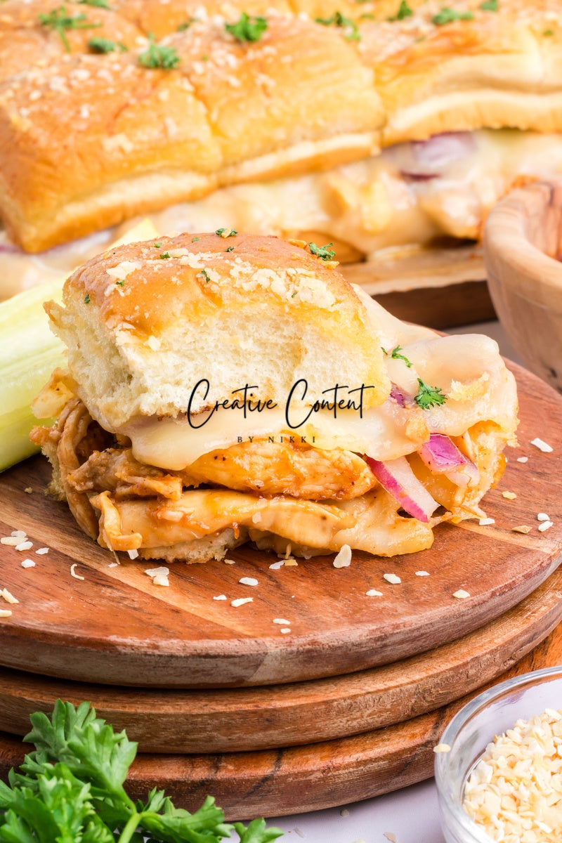 Barbecue Chicken Sliders - 1 of 2