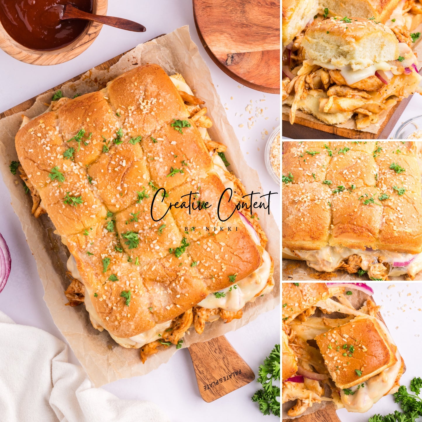 Barbecue Chicken Sliders - 1 of 2
