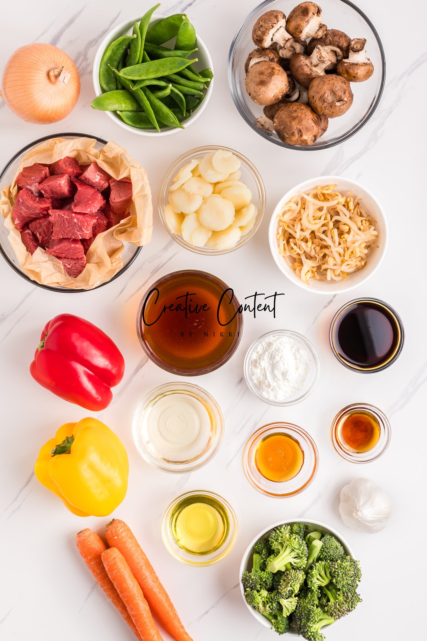 Beef Chop Suey - Set 1 of 2