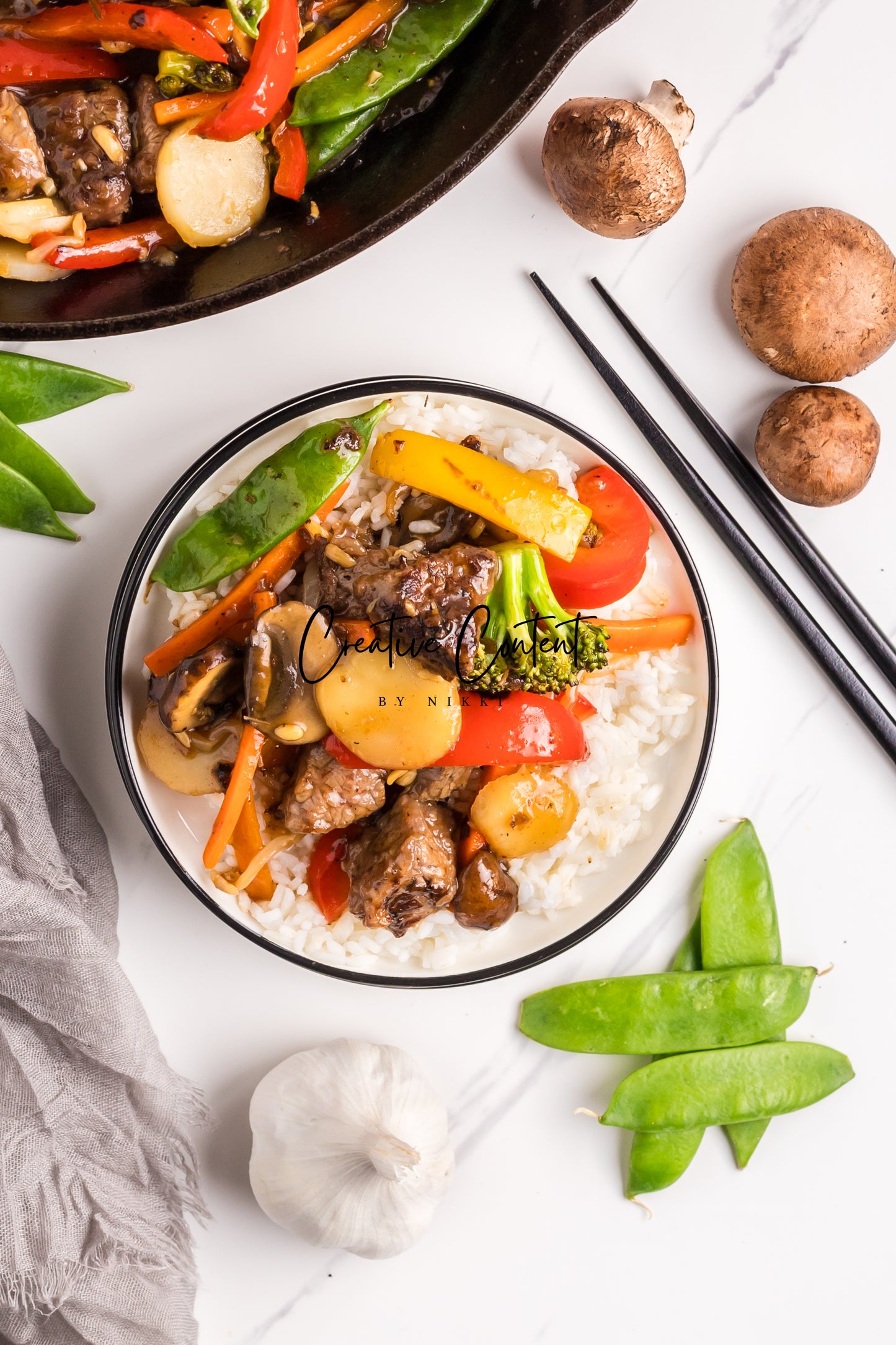 Beef Chop Suey - Set 1 of 2