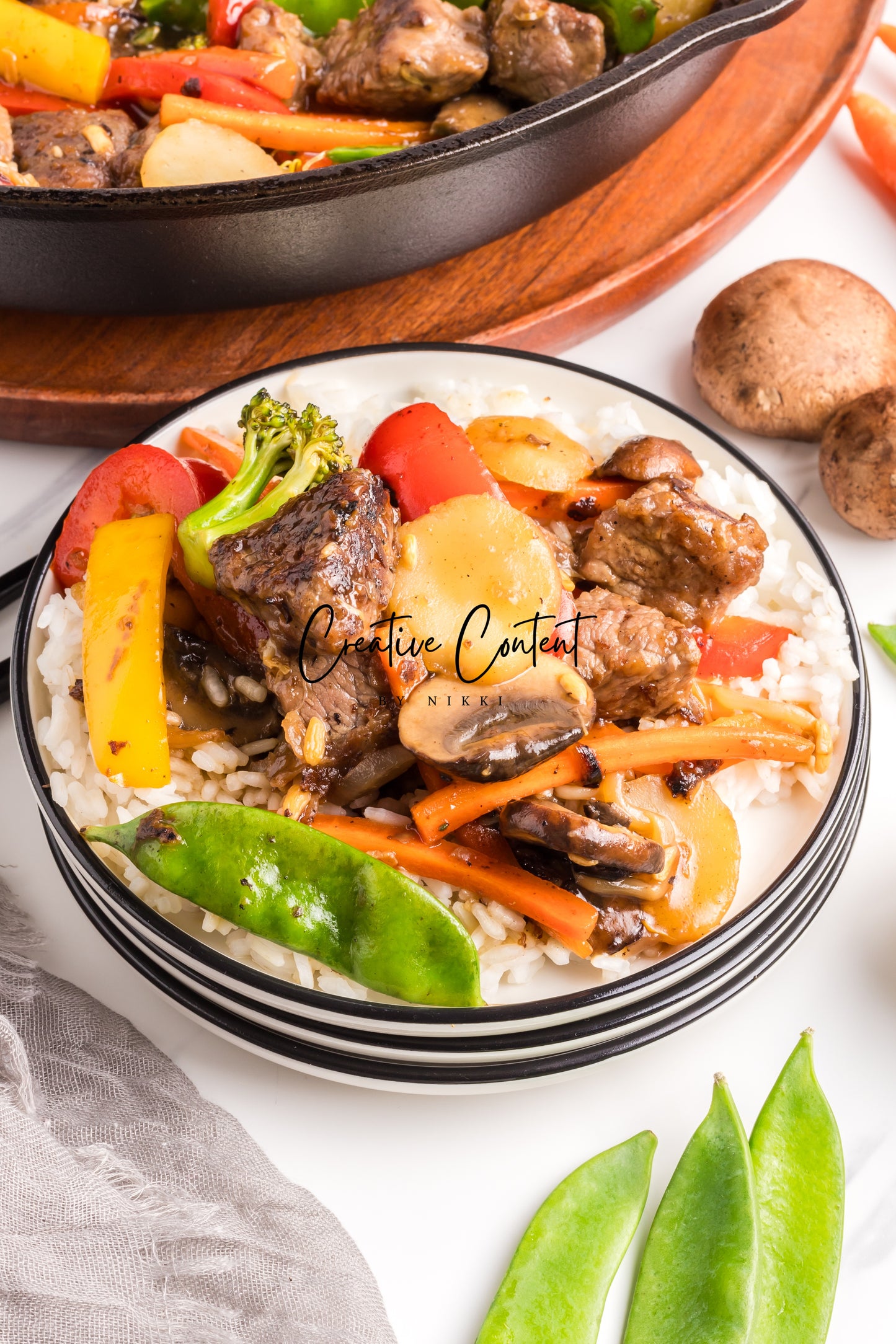 Beef Chop Suey - Set 1 of 2
