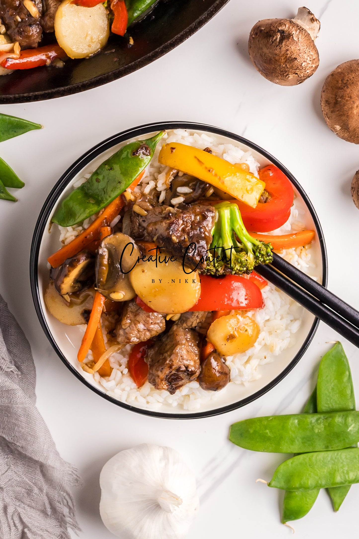 Beef Chop Suey - Set 1 of 2