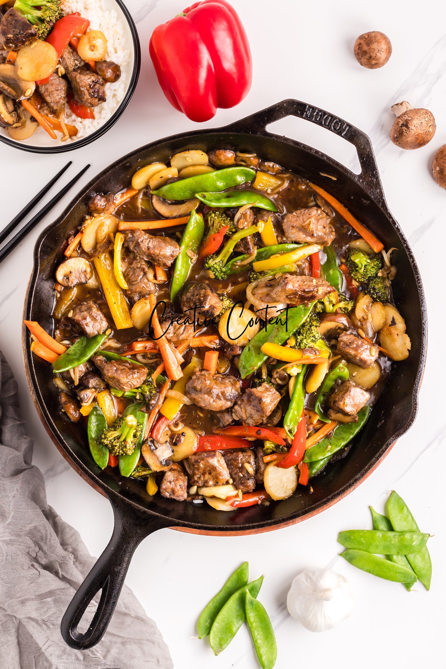 Beef Chop Suey - Set 1 of 2