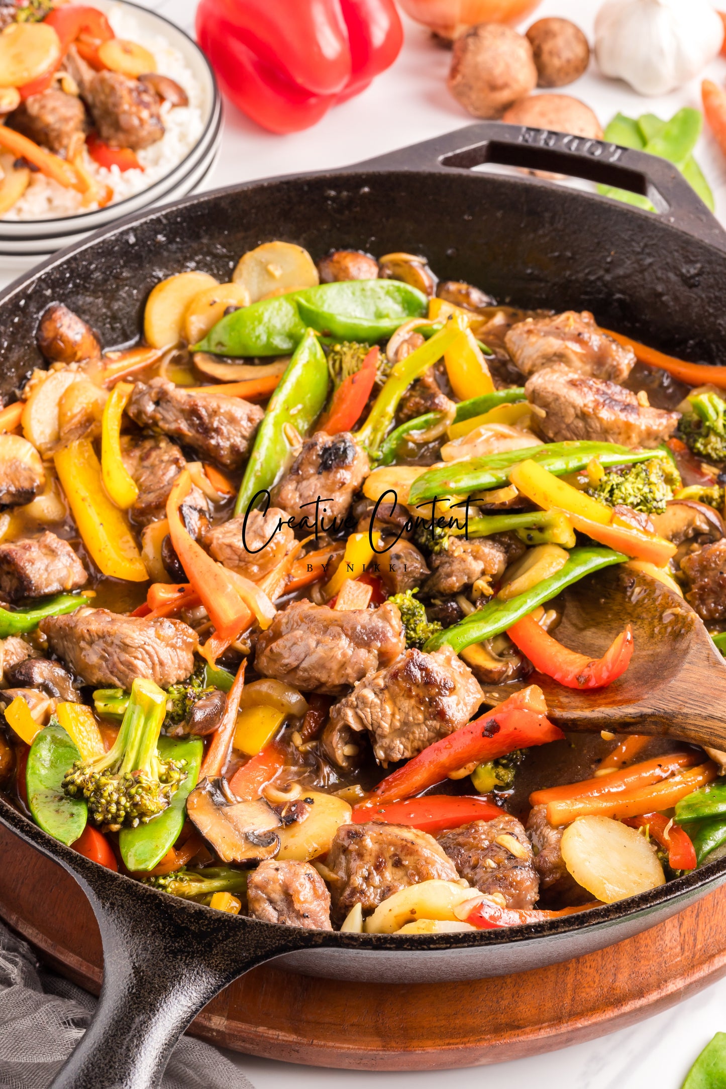 Beef Chop Suey - Set 1 of 2