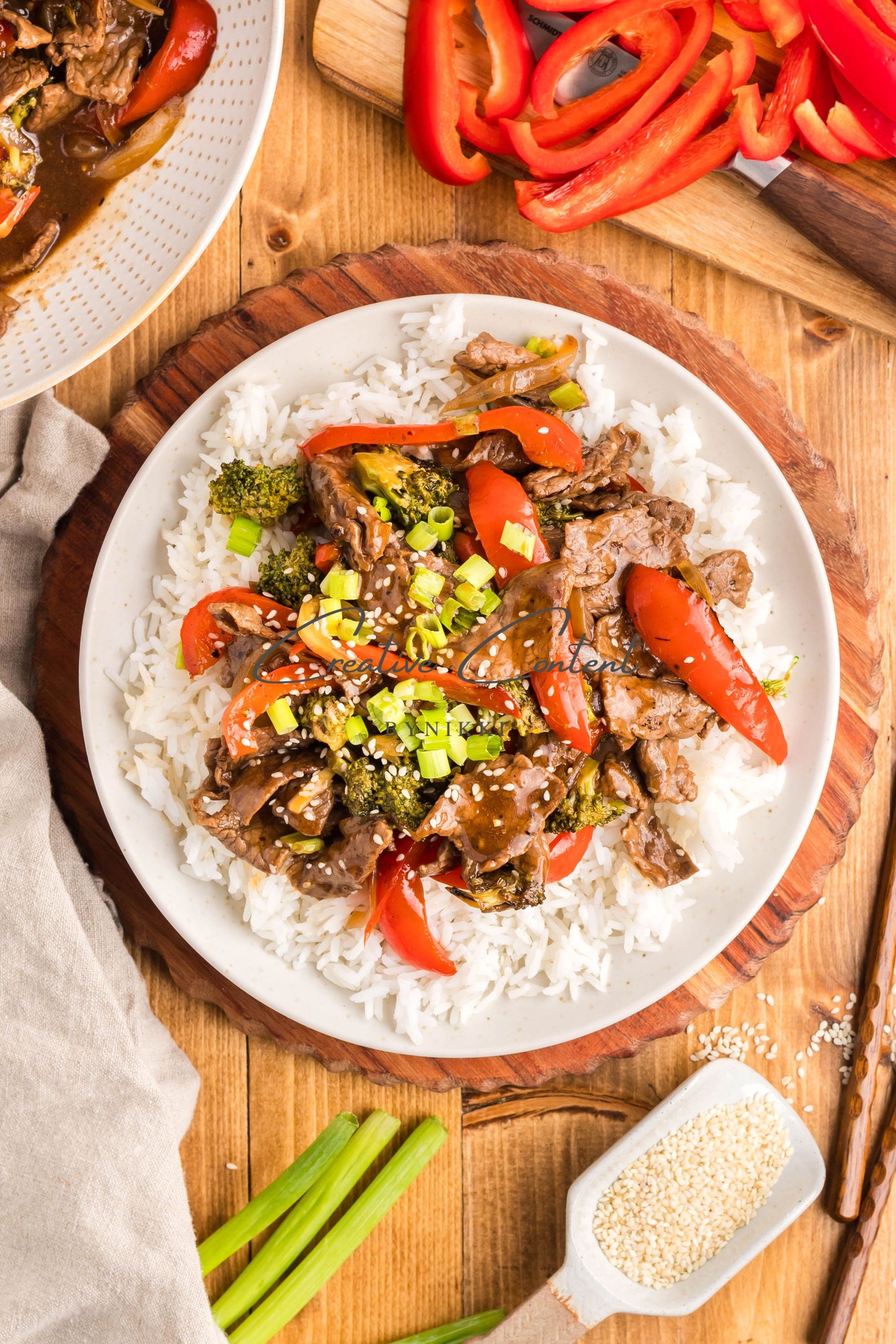 Beef Teriyaki Stir Fry -   Set 2 of 2