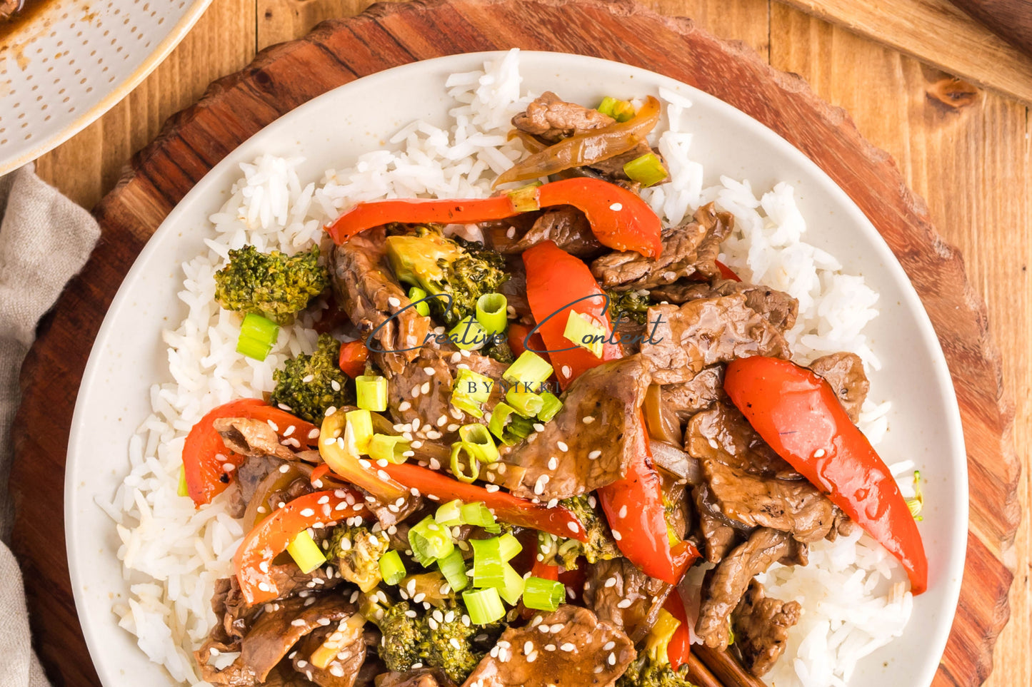 Beef Teriyaki Stir Fry -   Set 2 of 2