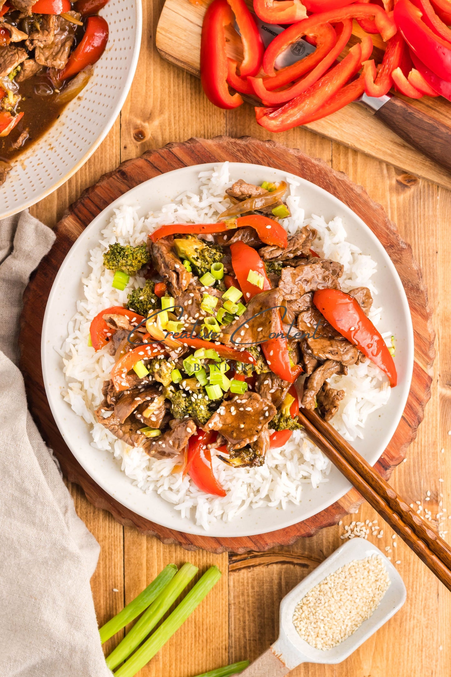 Beef Teriyaki Stir Fry -   Set 2 of 2
