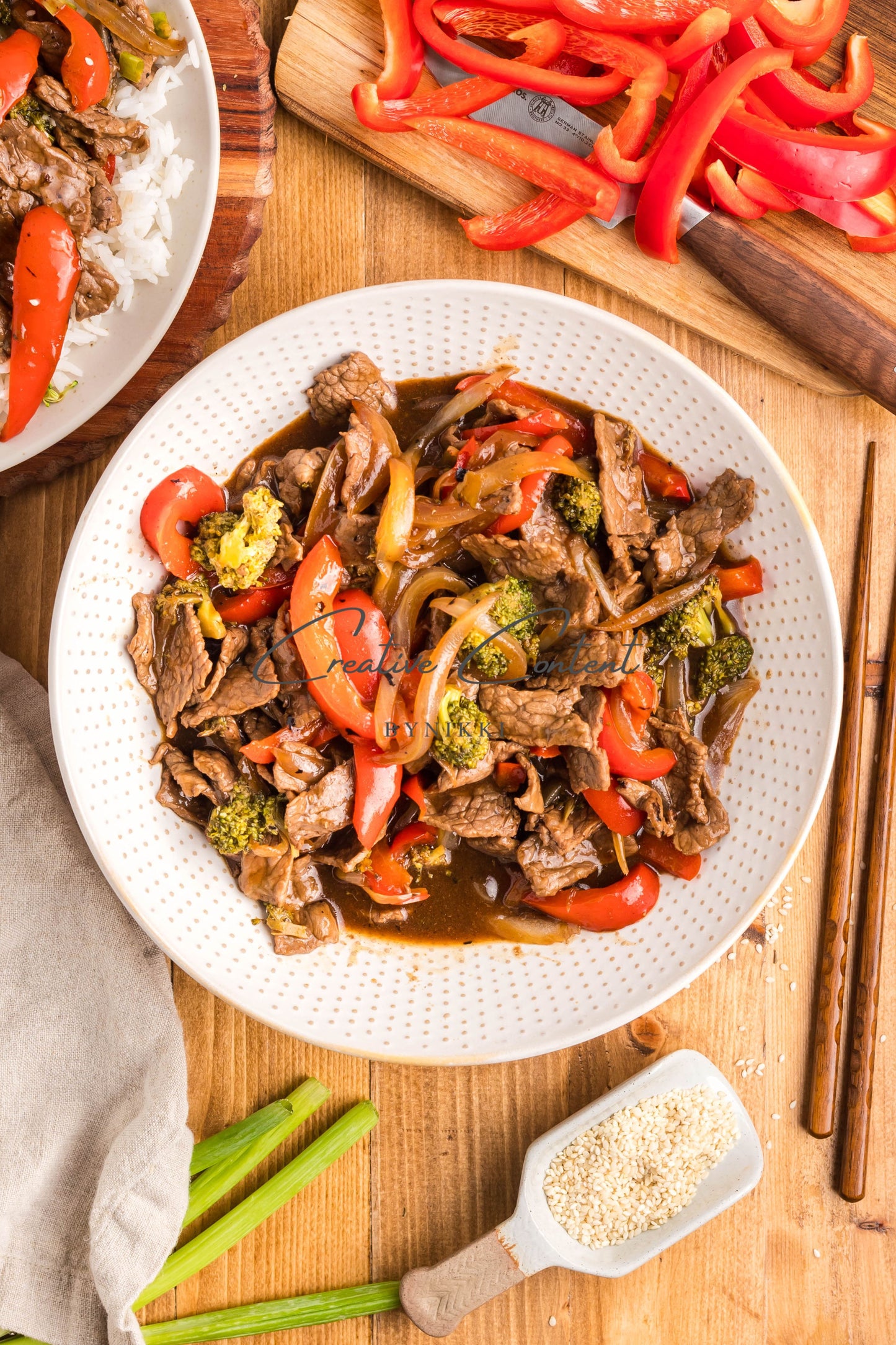 Beef Teriyaki Stir Fry -   Set 2 of 2