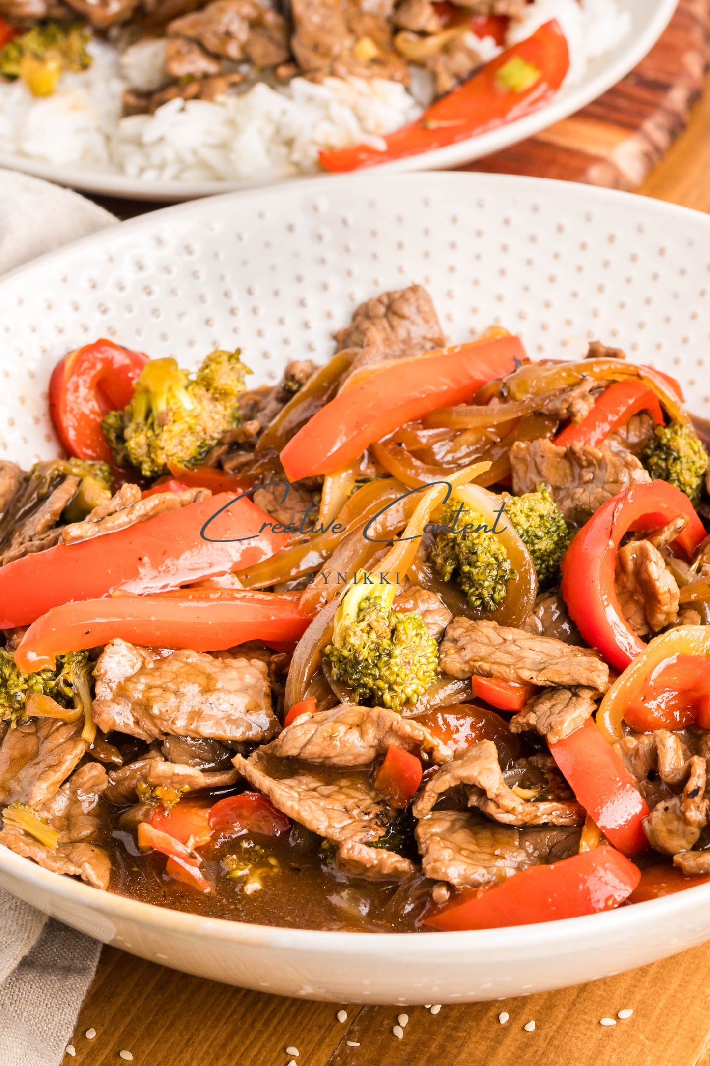 Beef Teriyaki Stir Fry -   Set 2 of 2