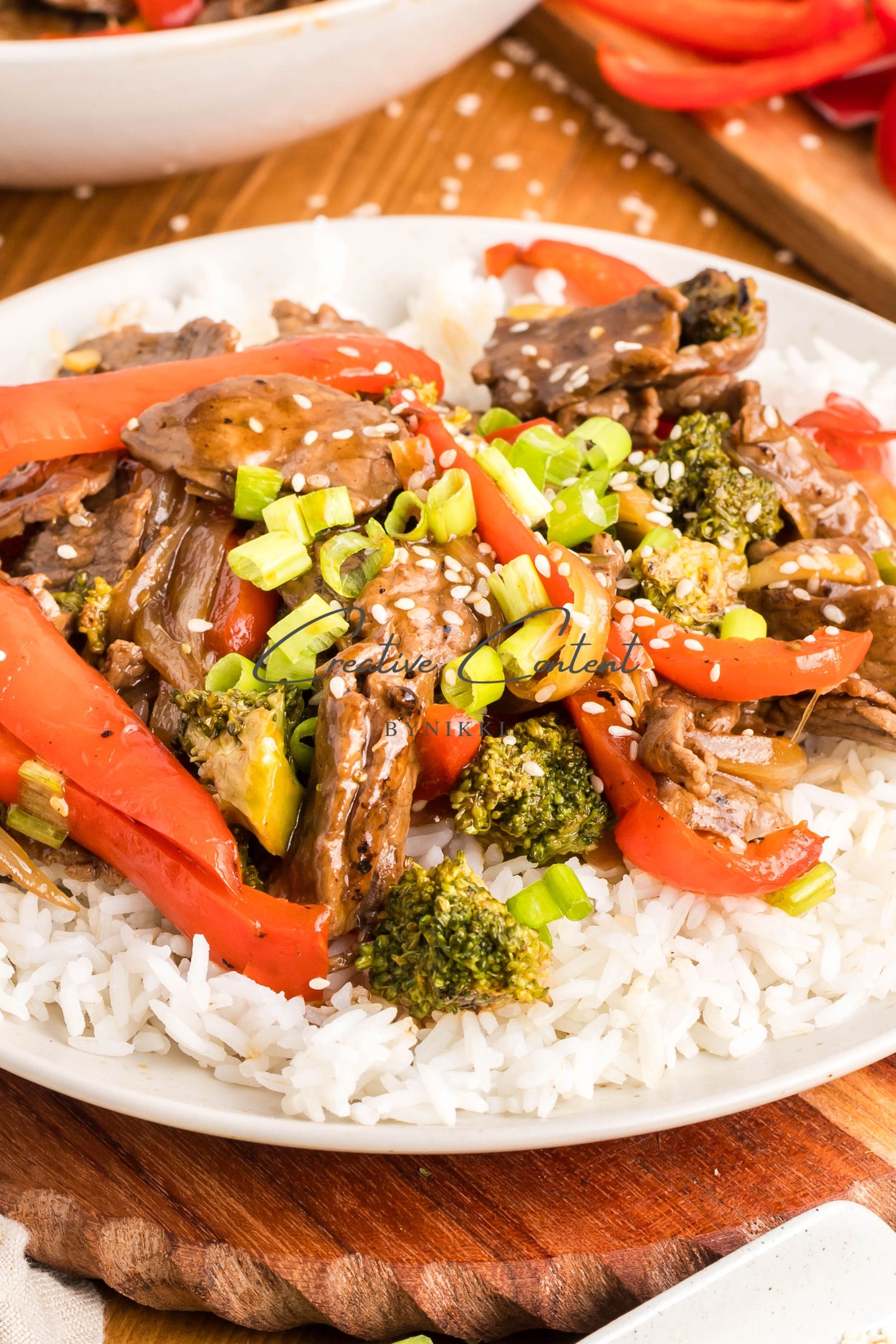 Beef Teriyaki Stir Fry -   Set 2 of 2