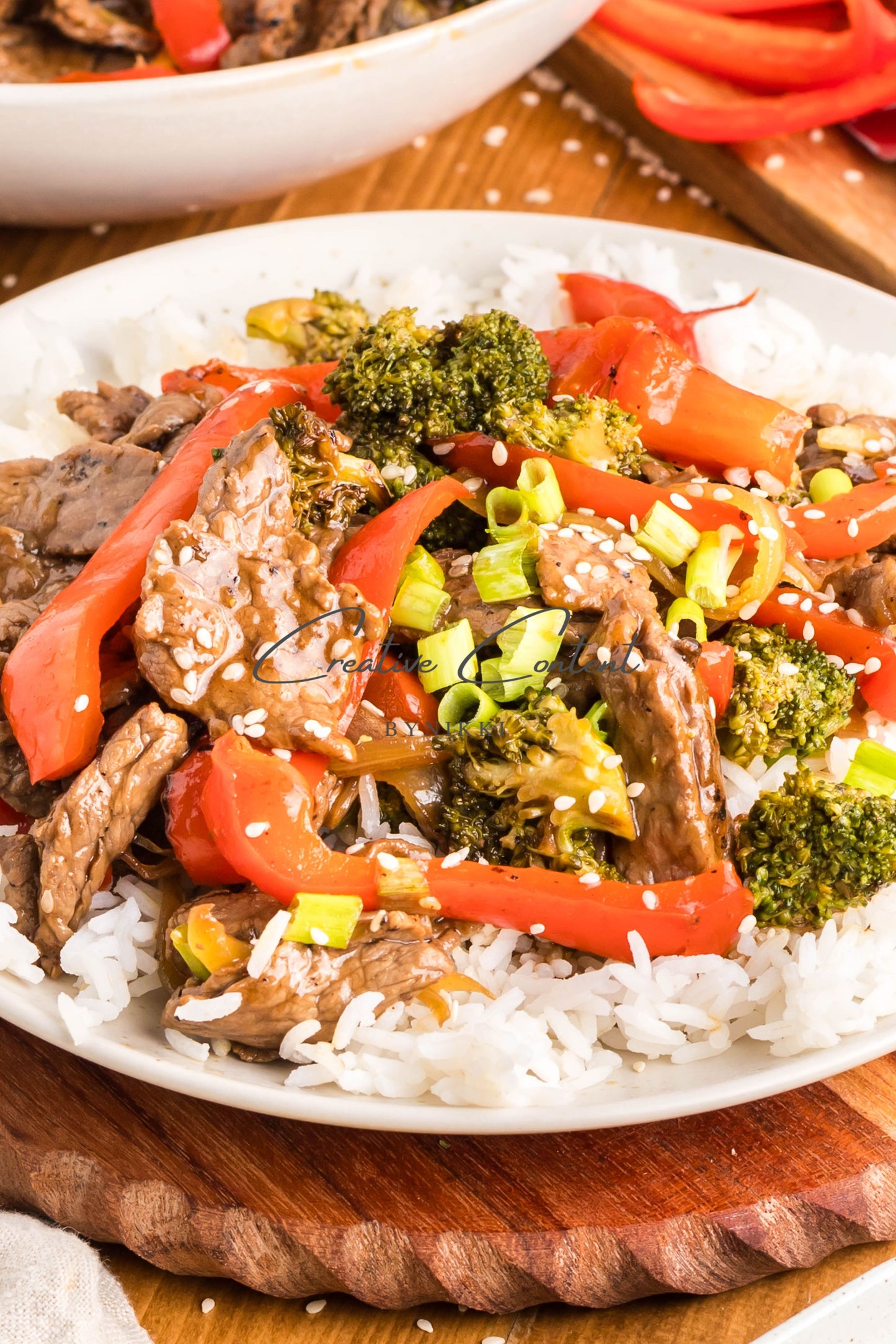 Beef Teriyaki Stir Fry -   Set 2 of 2