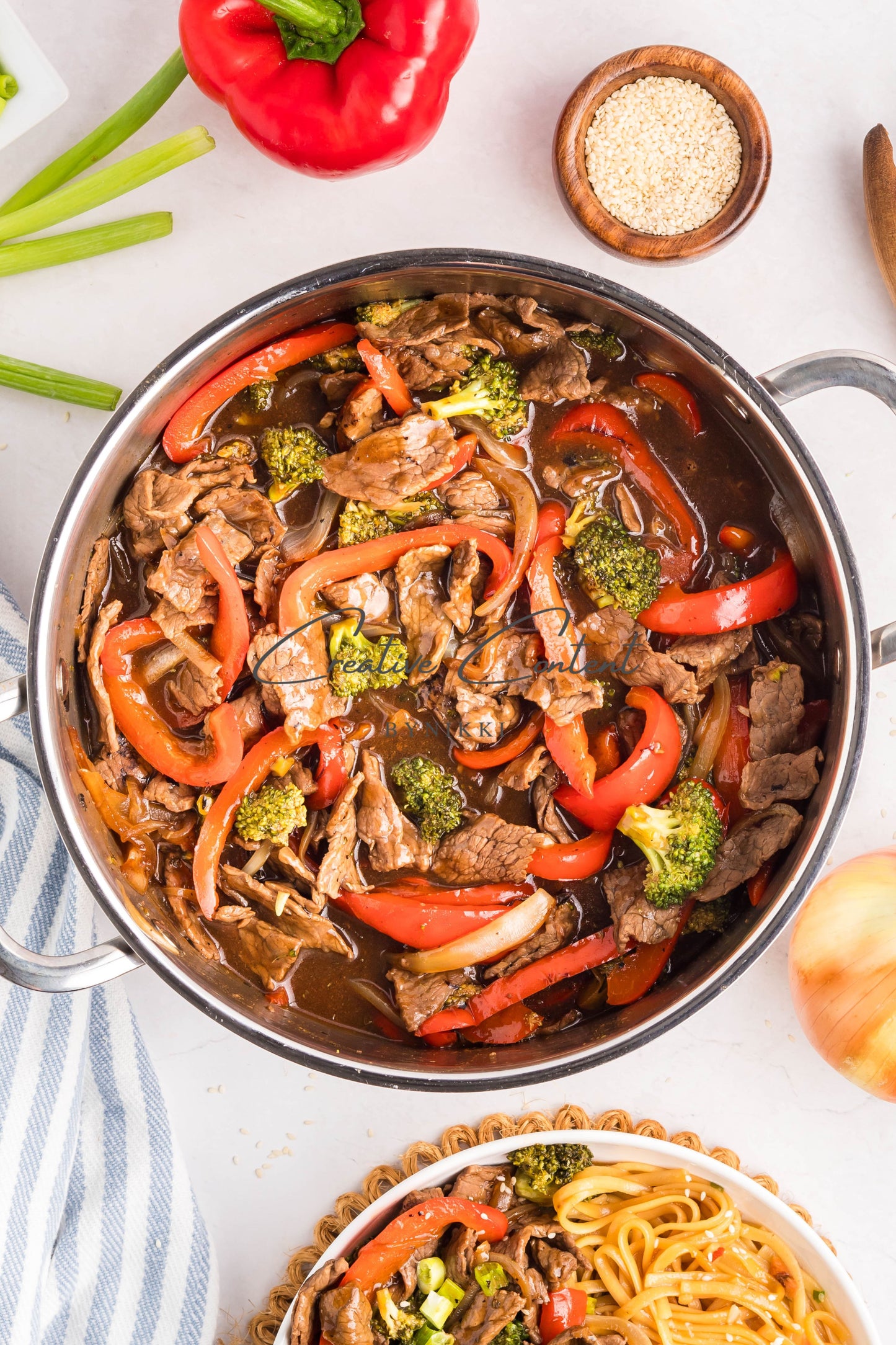 Beef Teriyaki Stir Fry -   Set 1 of 2