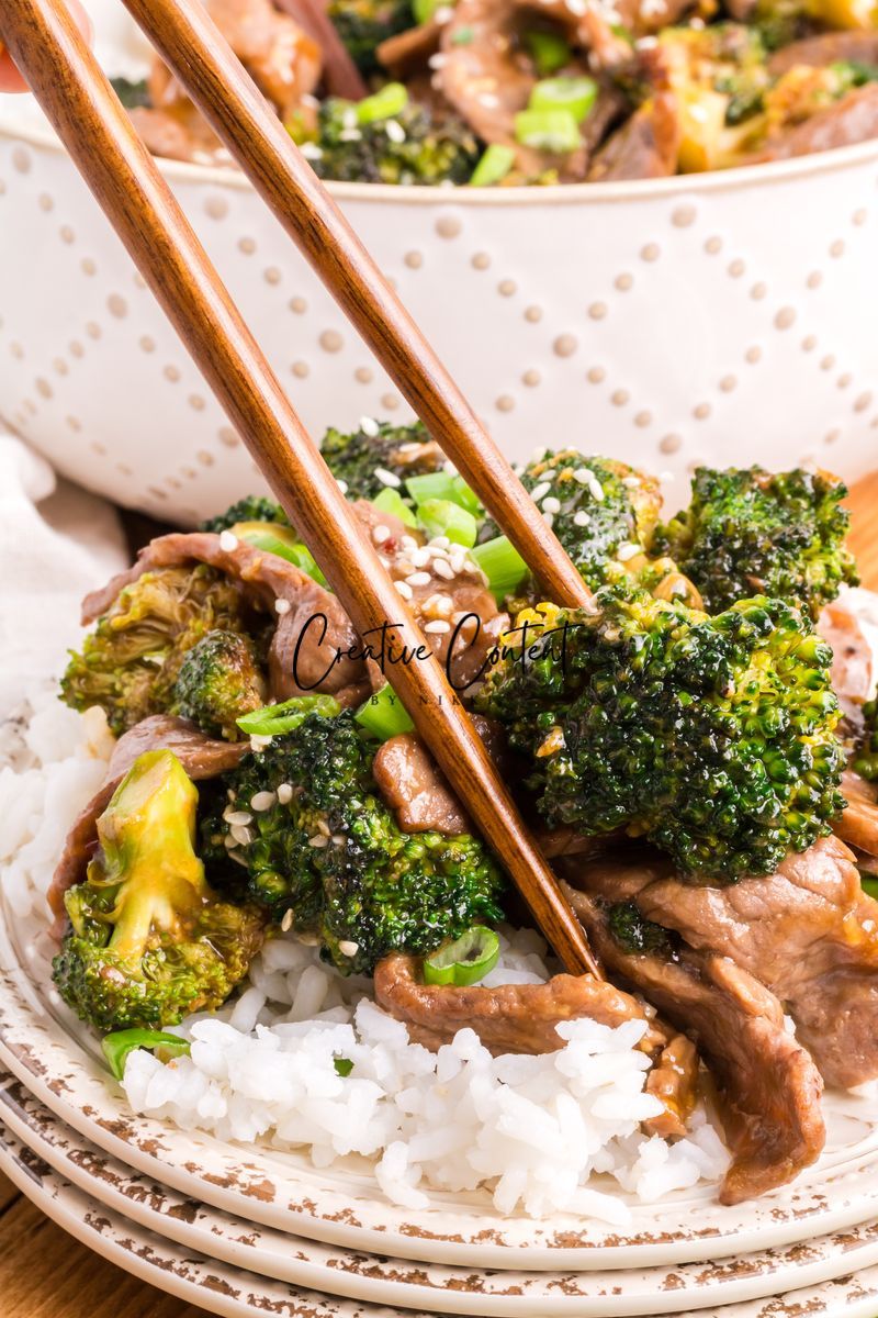 Beef and Broccoli - Set 2 of 2