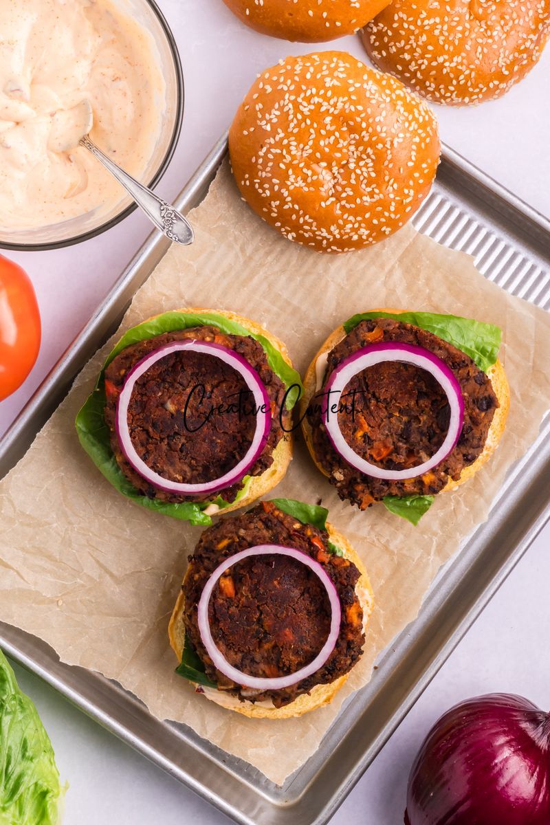Black Bean Burgers + Chipotle Mayonnaise - Exclusive