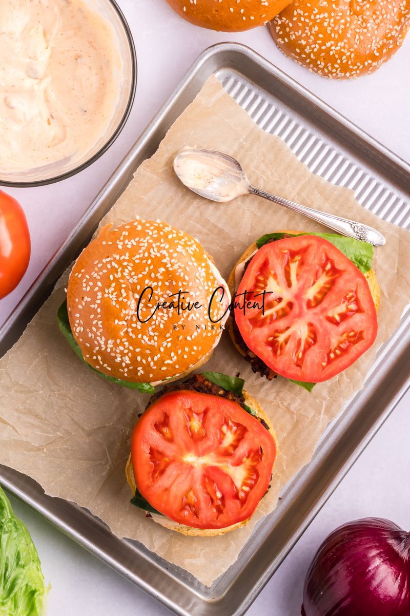 Black Bean Burgers + Chipotle Mayonnaise - Exclusive