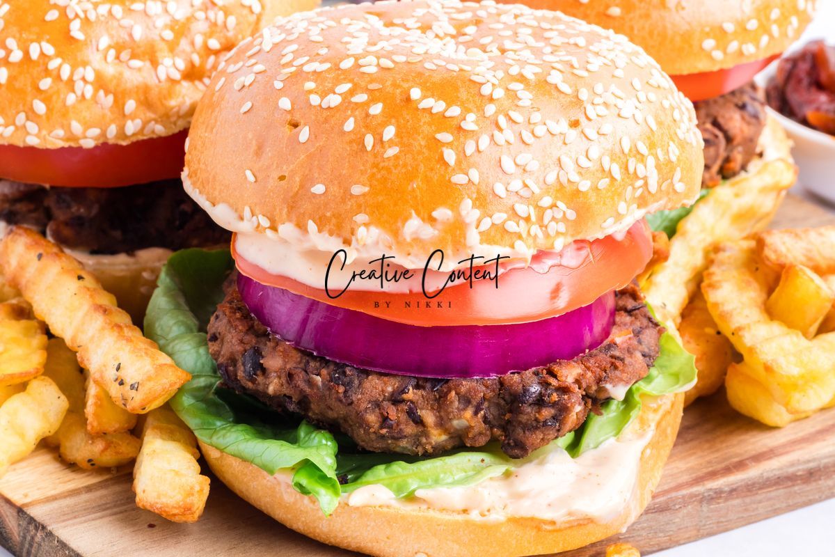 Black Bean Burgers + Chipotle Mayonnaise - Exclusive
