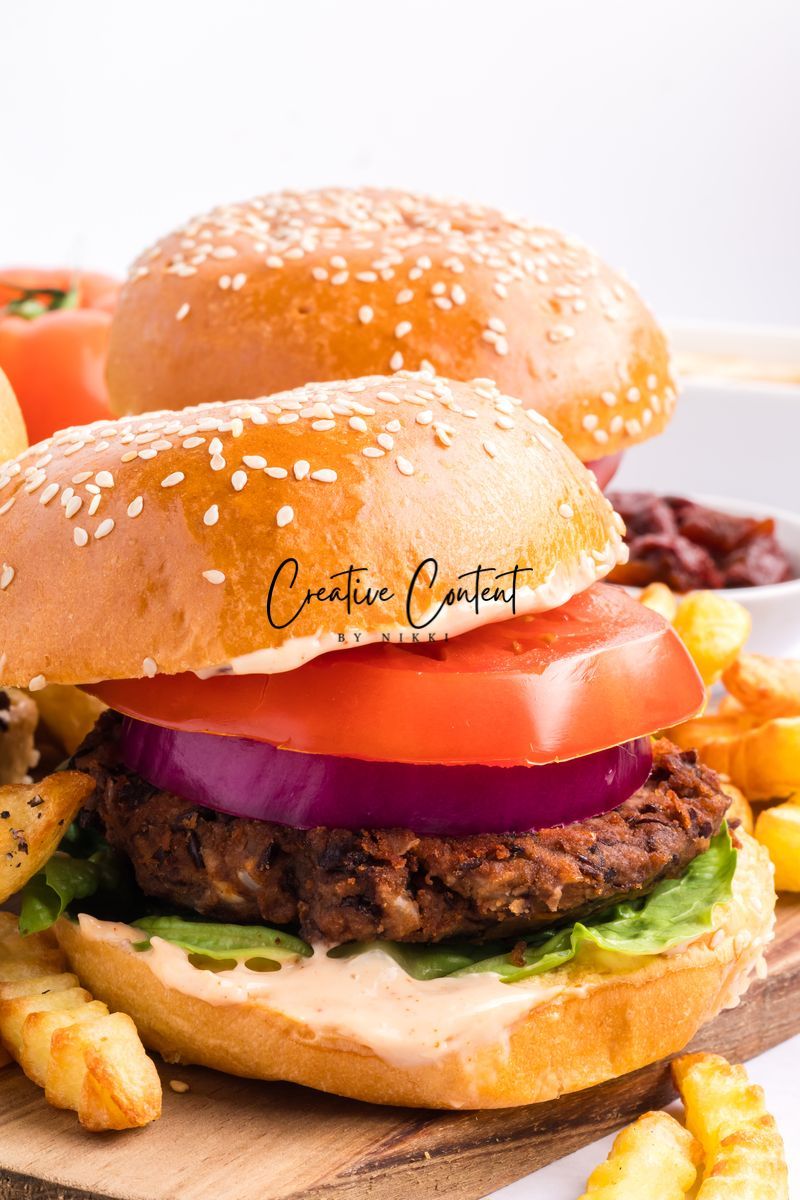 Black Bean Burgers + Chipotle Mayonnaise - Exclusive