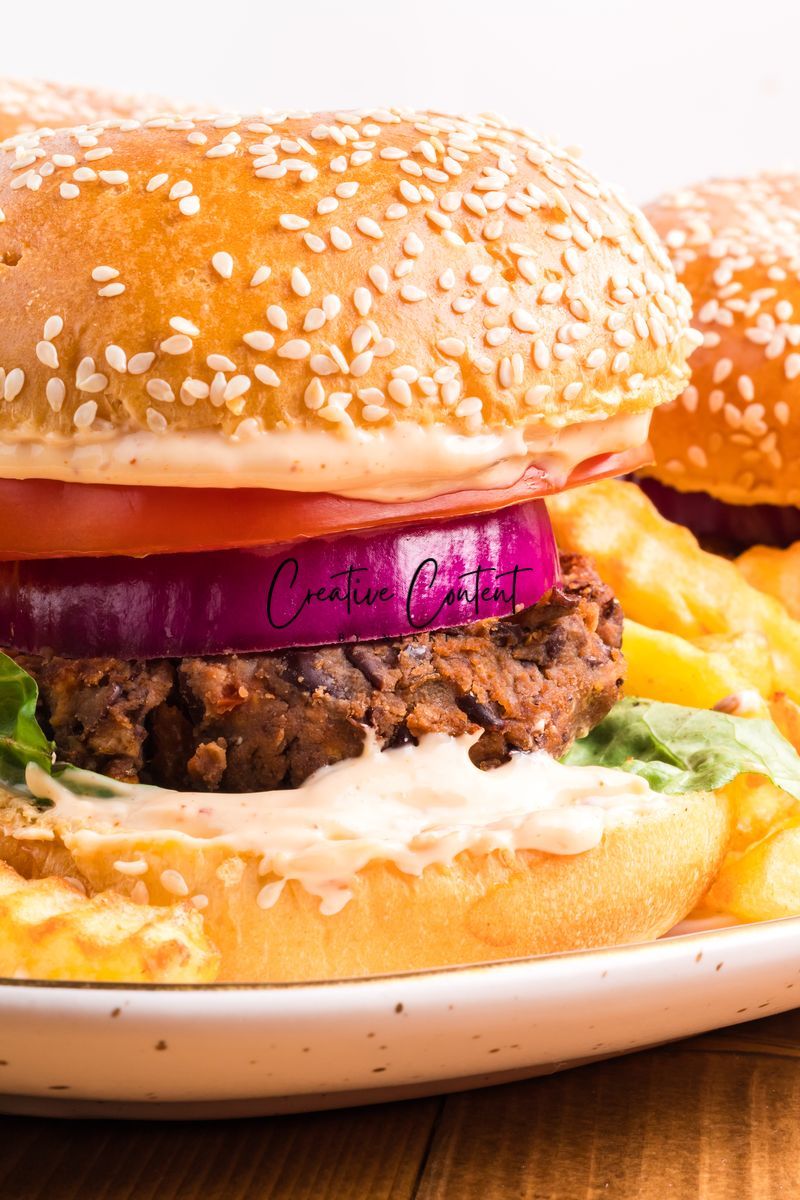 Black Bean Burgers + Chipotle Mayonnaise - Exclusive