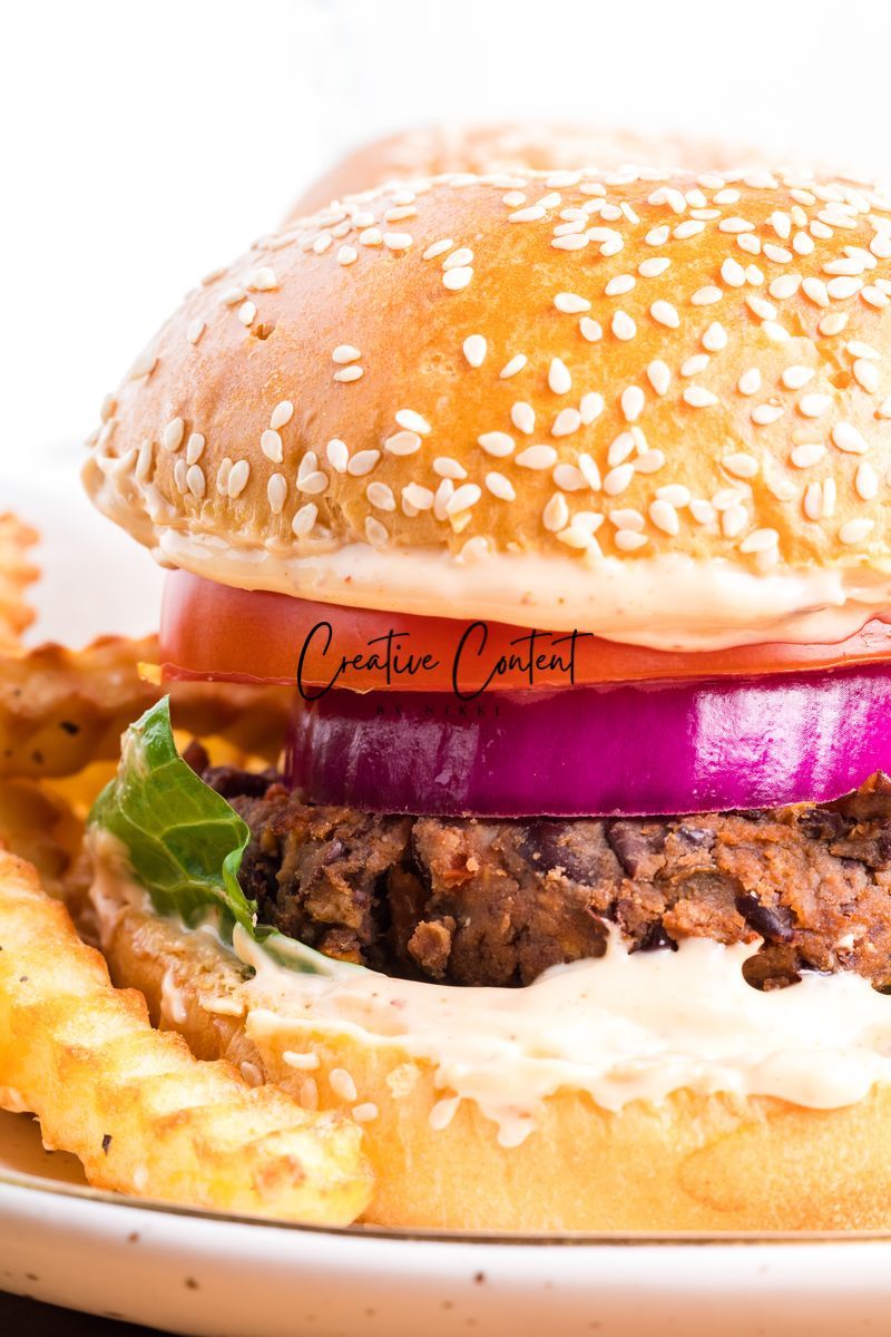 Black Bean Burgers + Chipotle Mayonnaise - Exclusive