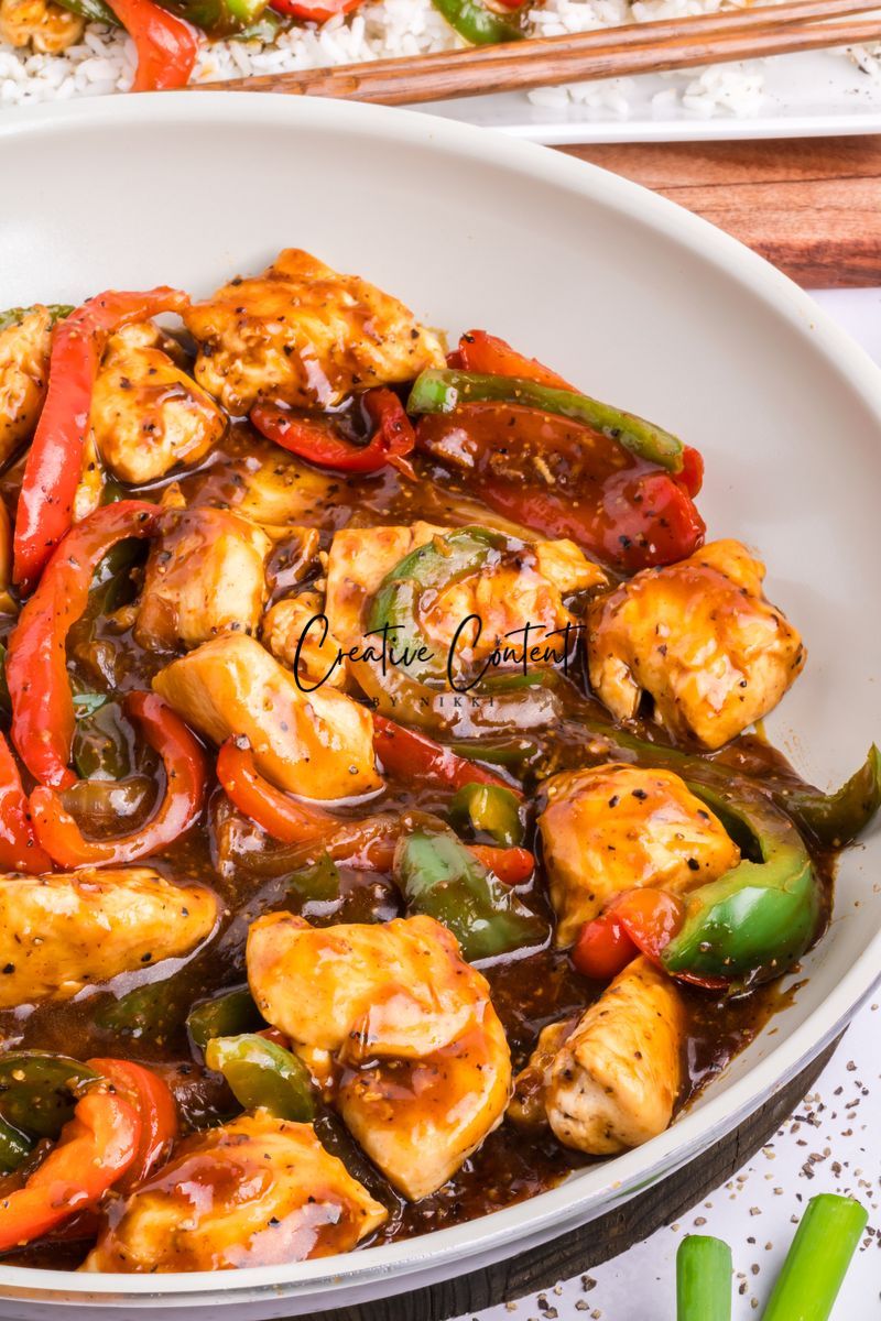 Black Pepper Chicken - Set 1 of 2
