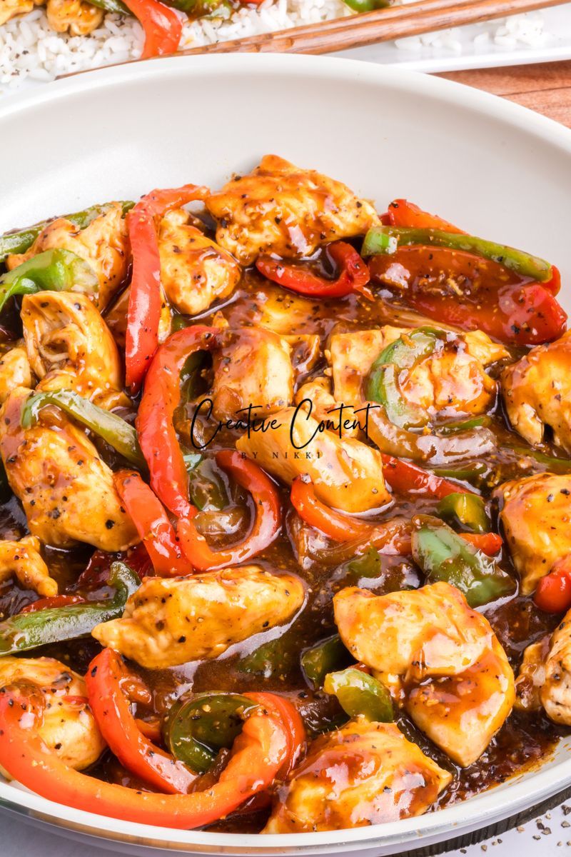 Black Pepper Chicken - Set 1 of 2