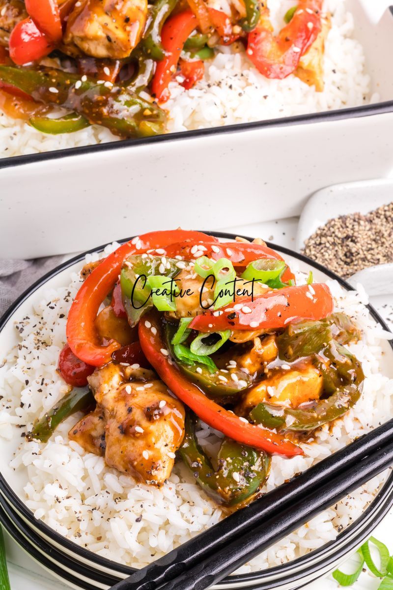 Black Pepper Chicken - Set 2 of 2