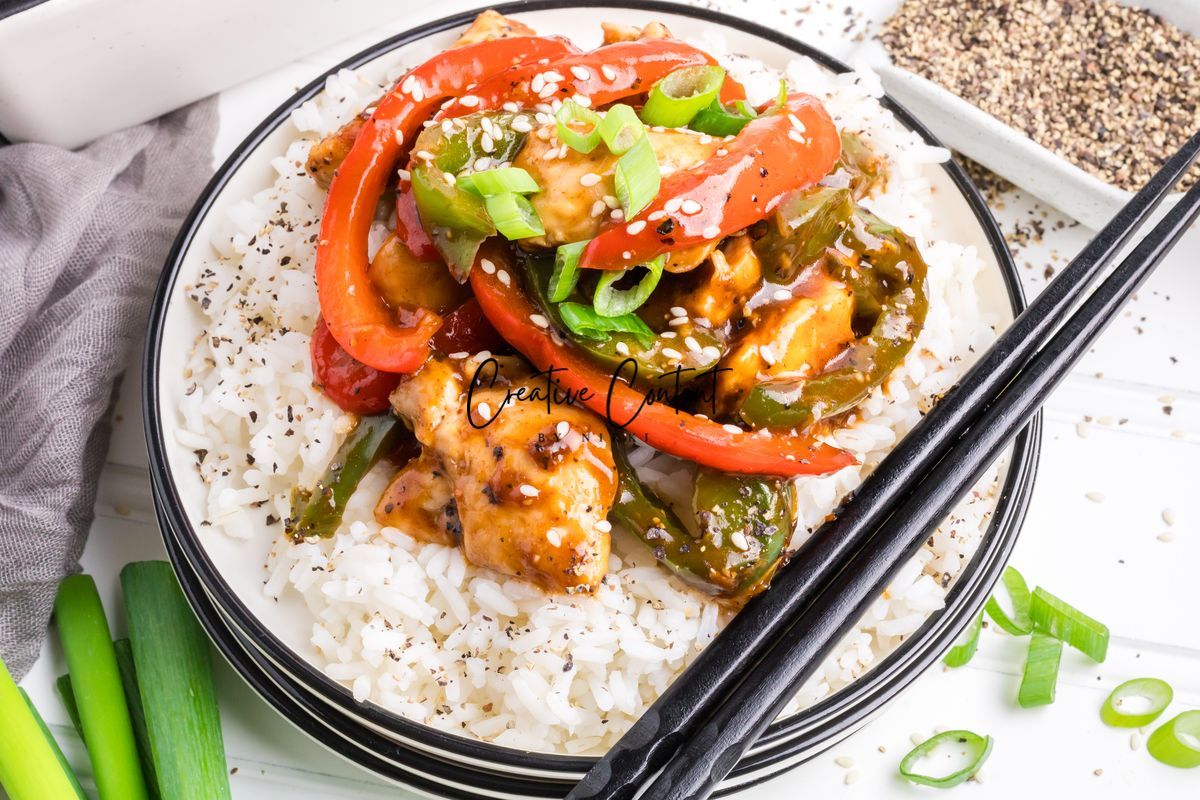 Black Pepper Chicken - Set 2 of 2