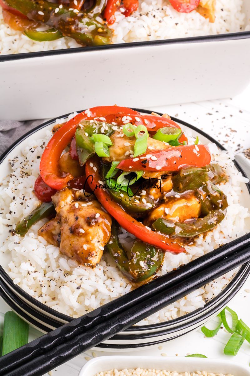 Black Pepper Chicken - Set 2 of 2