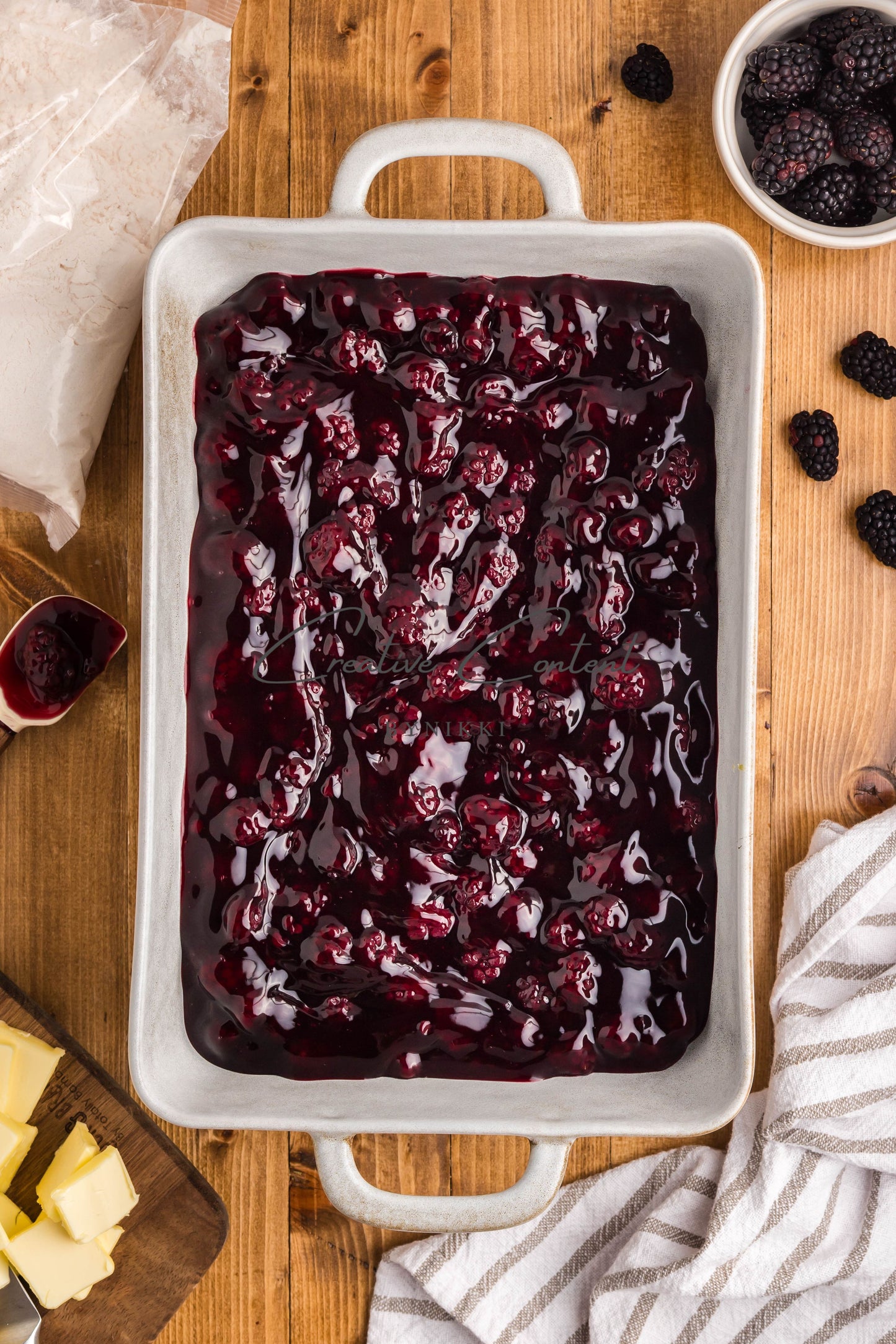 Blackberry Dump Cake  -  Exclusive