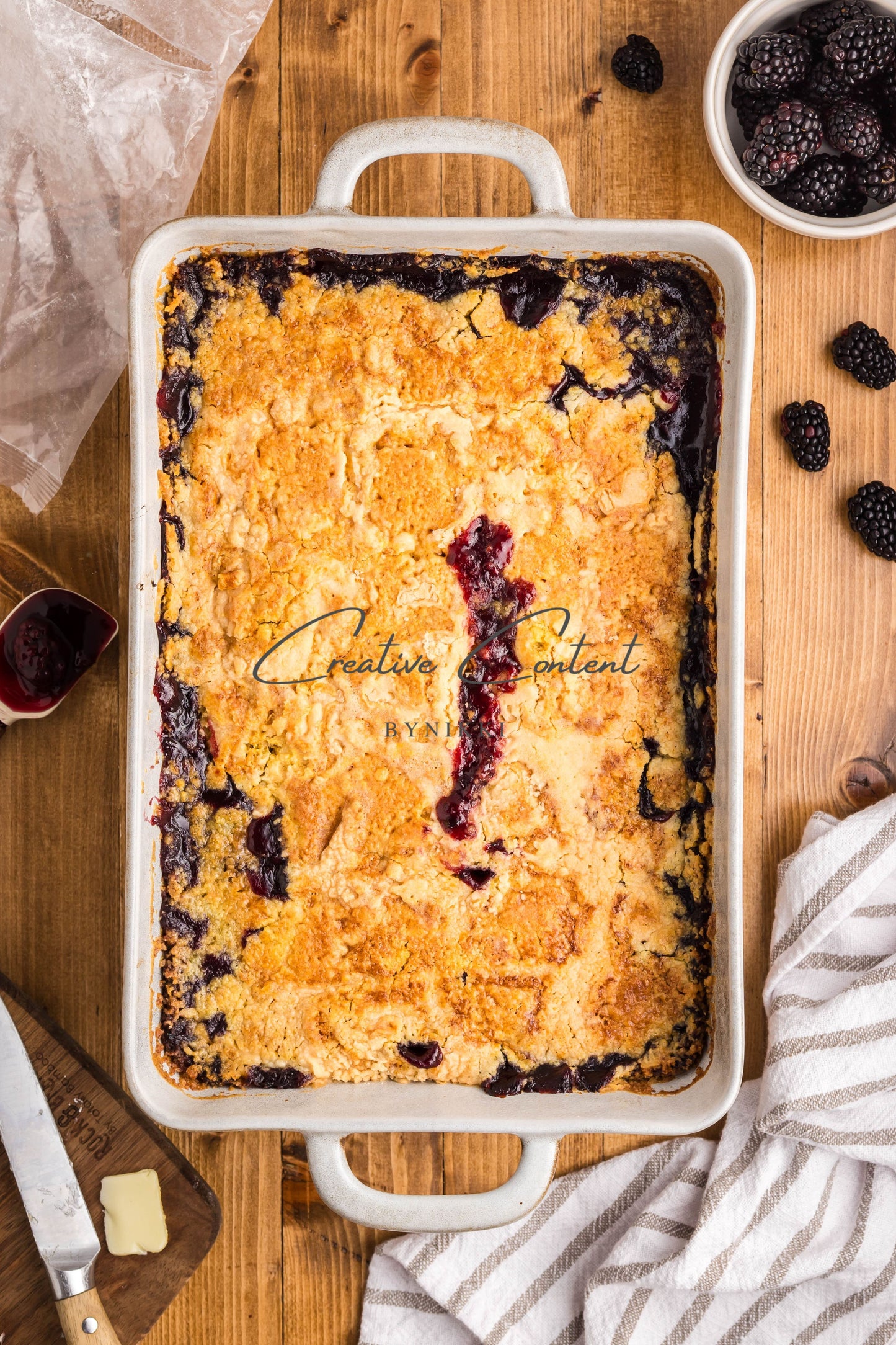Blackberry Dump Cake  -  Exclusive